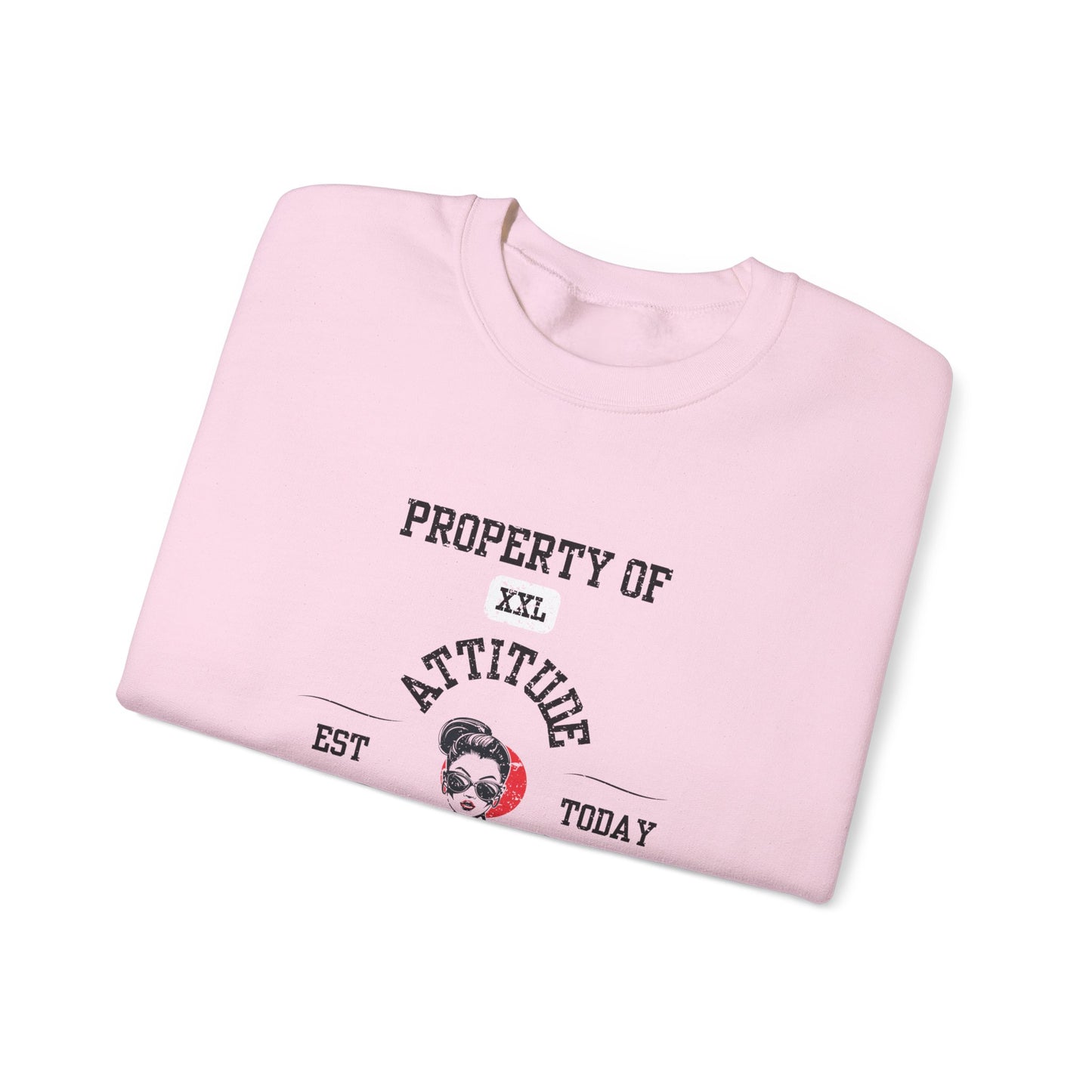 Property of Attitude University Crewneck Sweatshirt