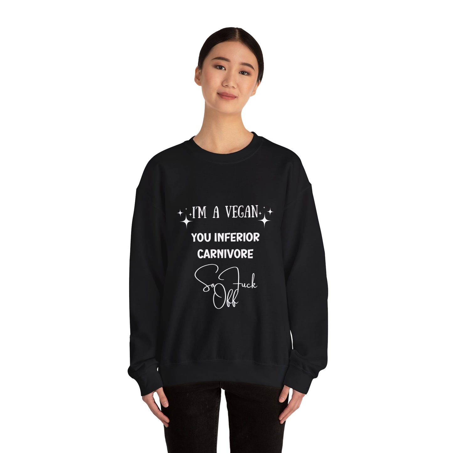 I'm a Vegan  Crewneck Sweatshirt