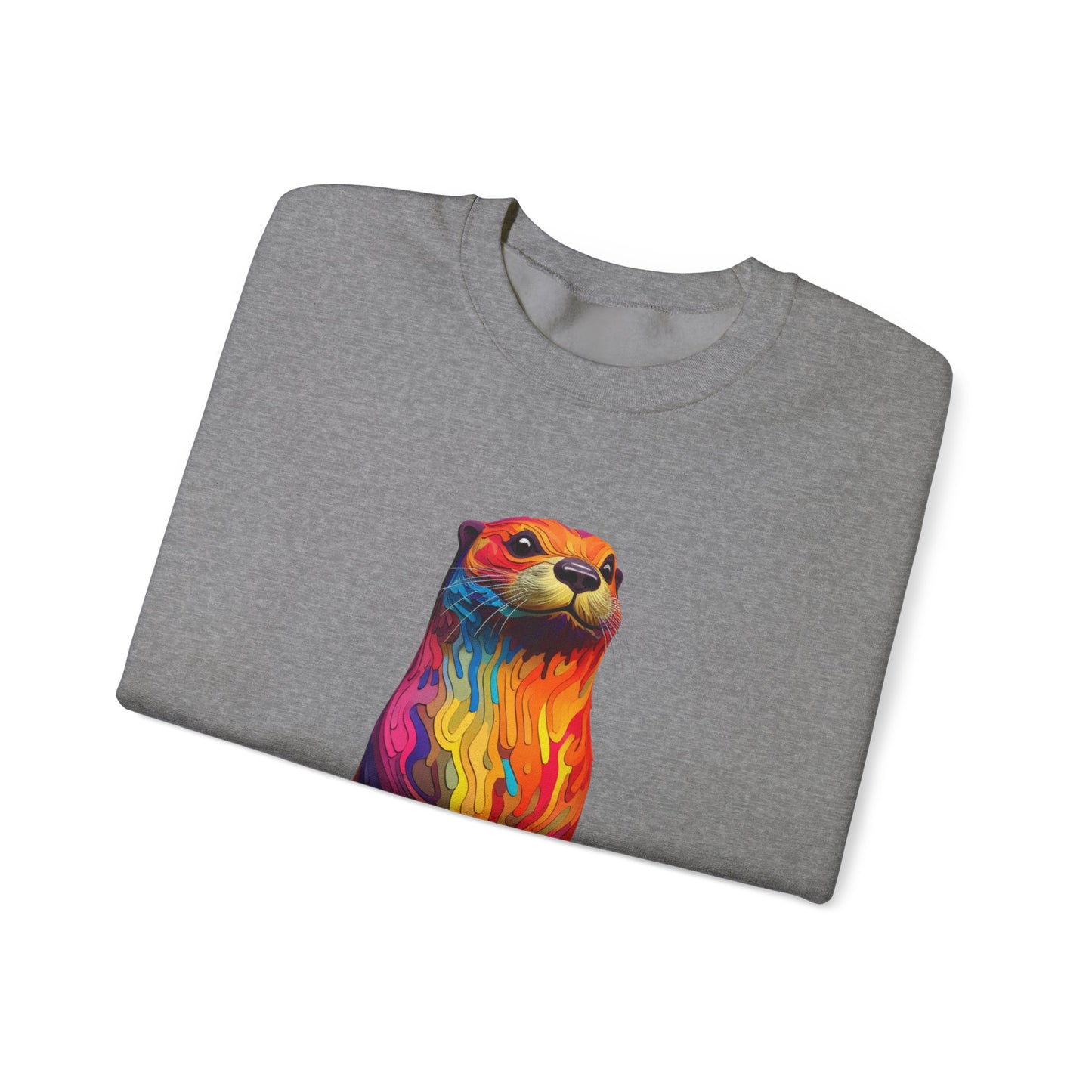 Colorful Otter Crewneck Sweatshirt
