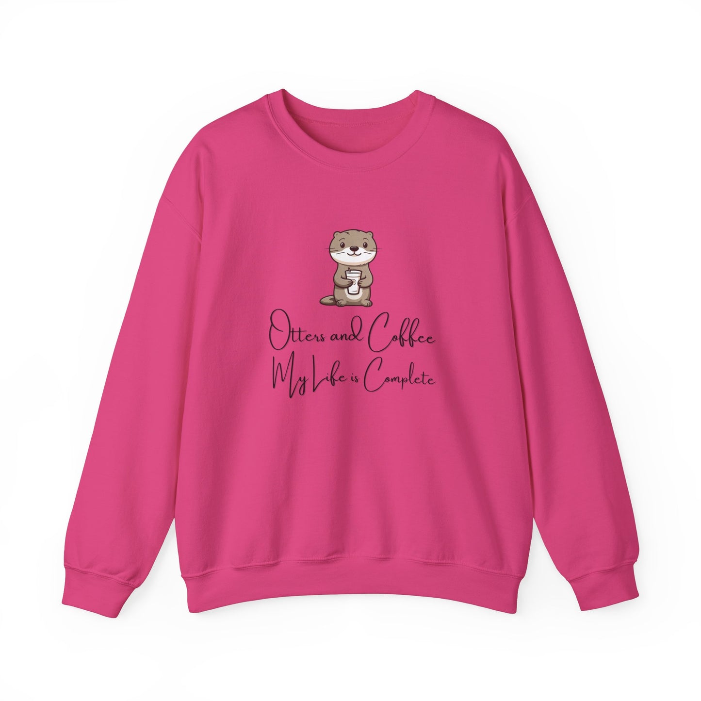 Otters and Coffee Crewneck Sweatshirt