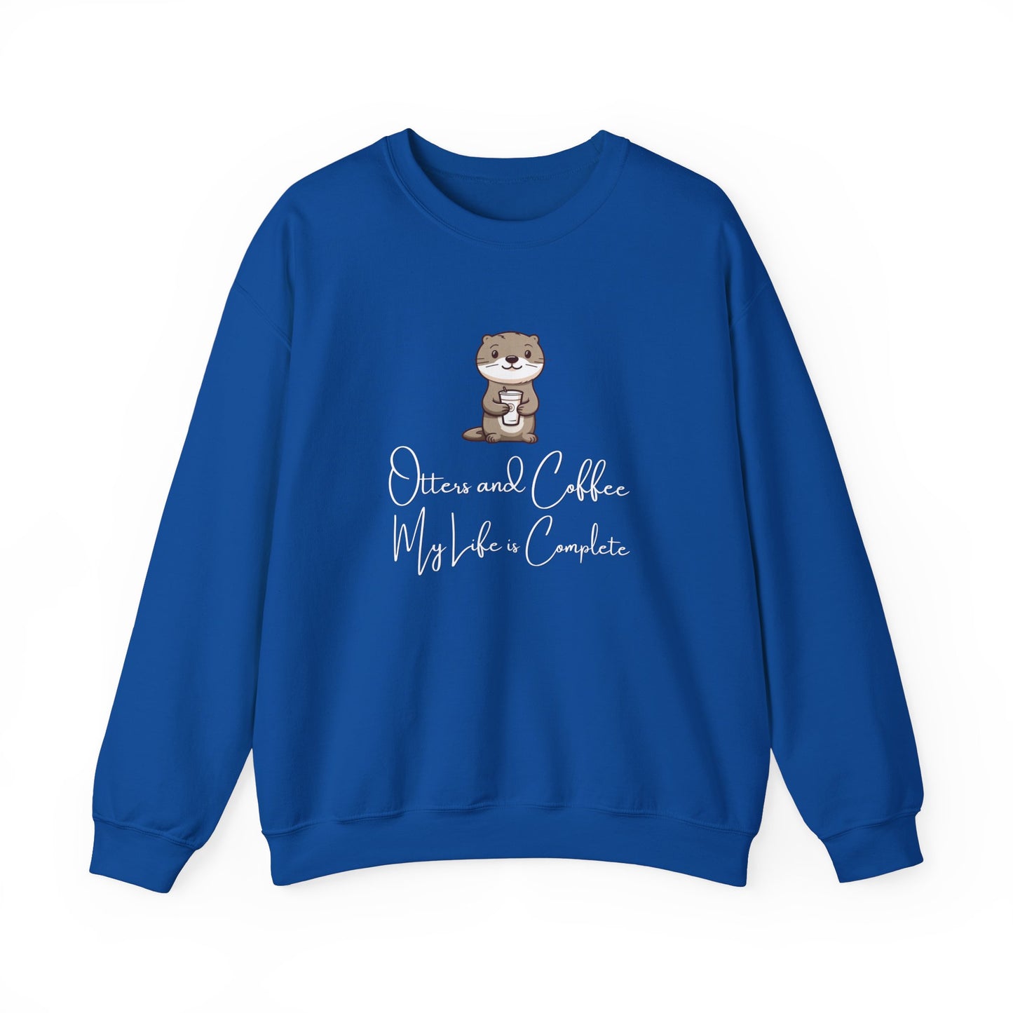 Otters and Coffee Crewneck Sweatshirt
