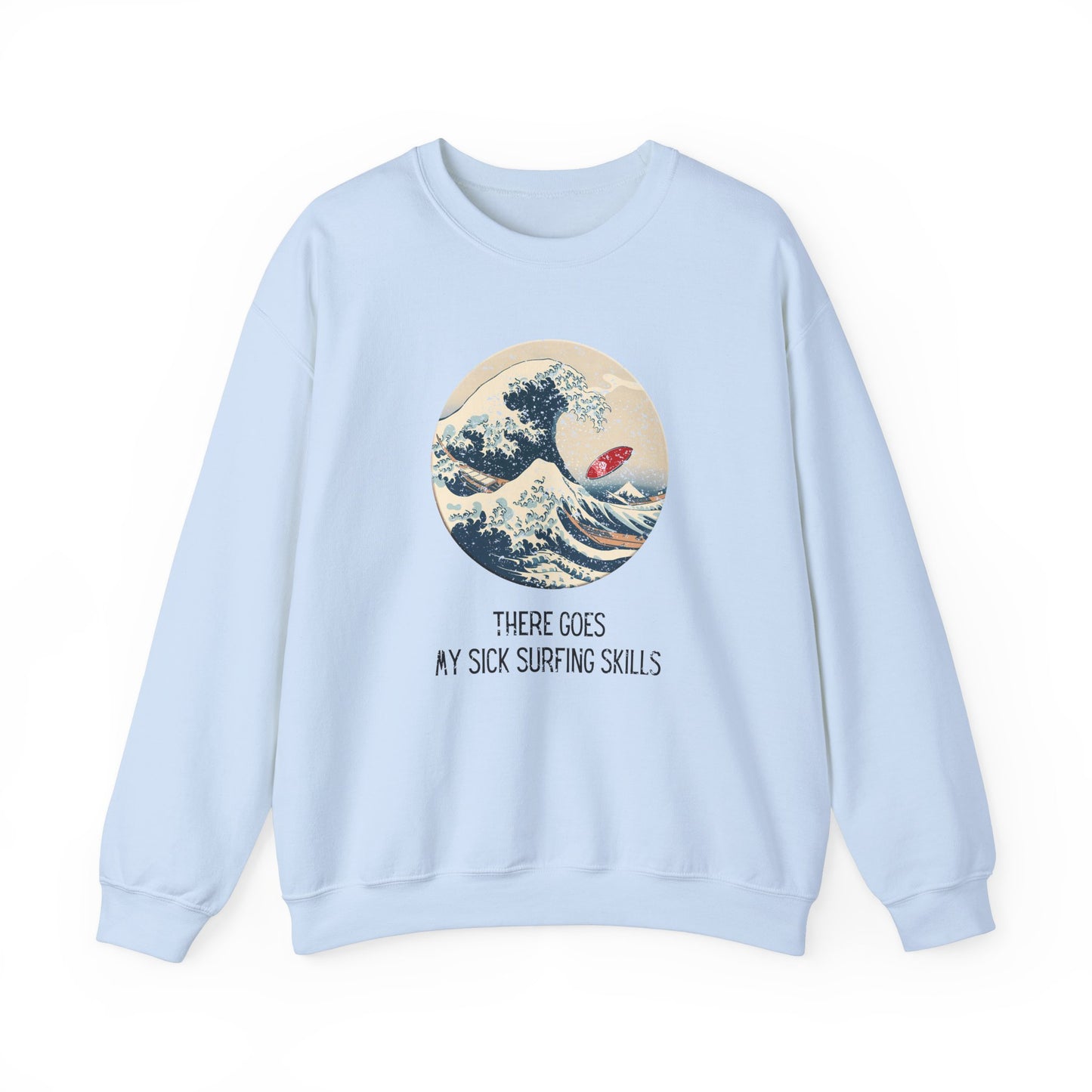 Sick Surfing Skills Crewneck Sweatshirt
