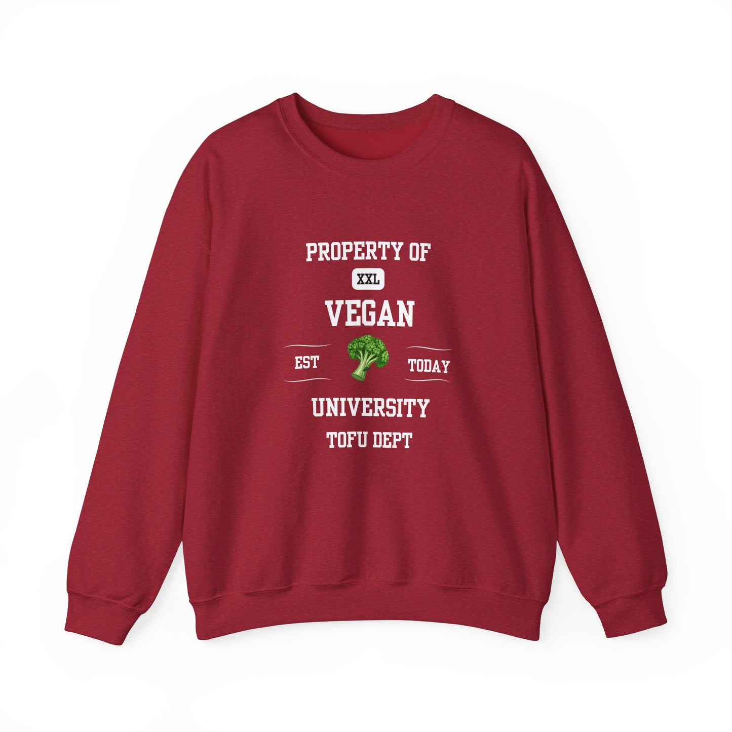 Property of Vegan University Crewneck Sweatshirt