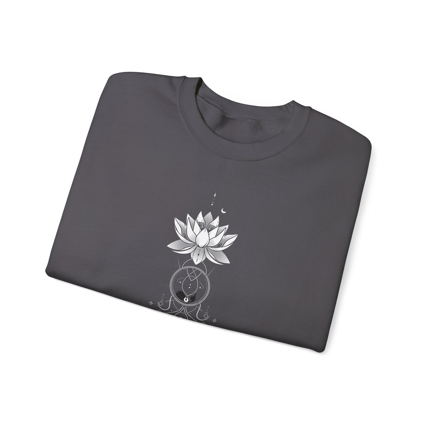 Lotus Unalome Crewneck Sweatshirt