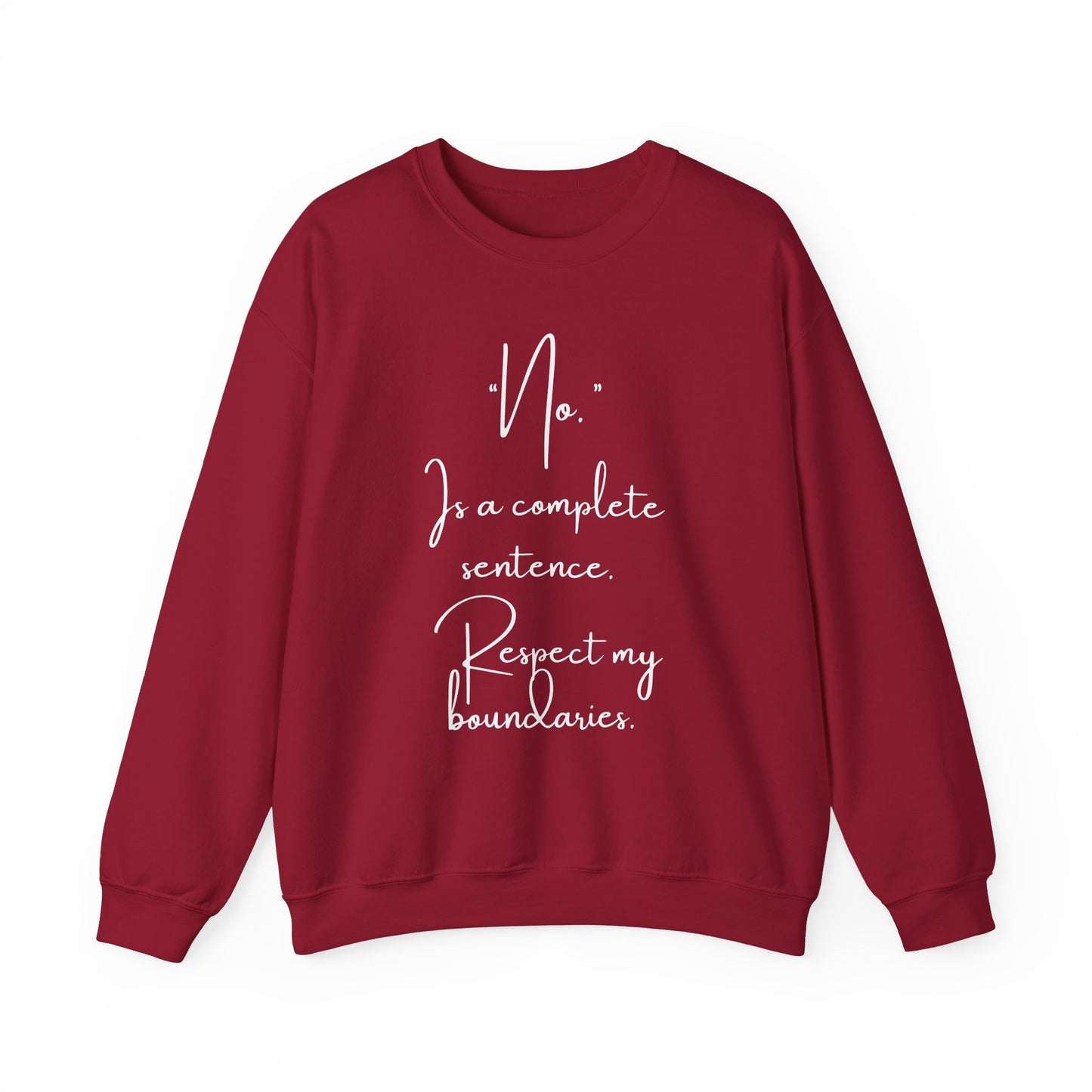 Respect My Boundaries Crewneck Sweatshirt