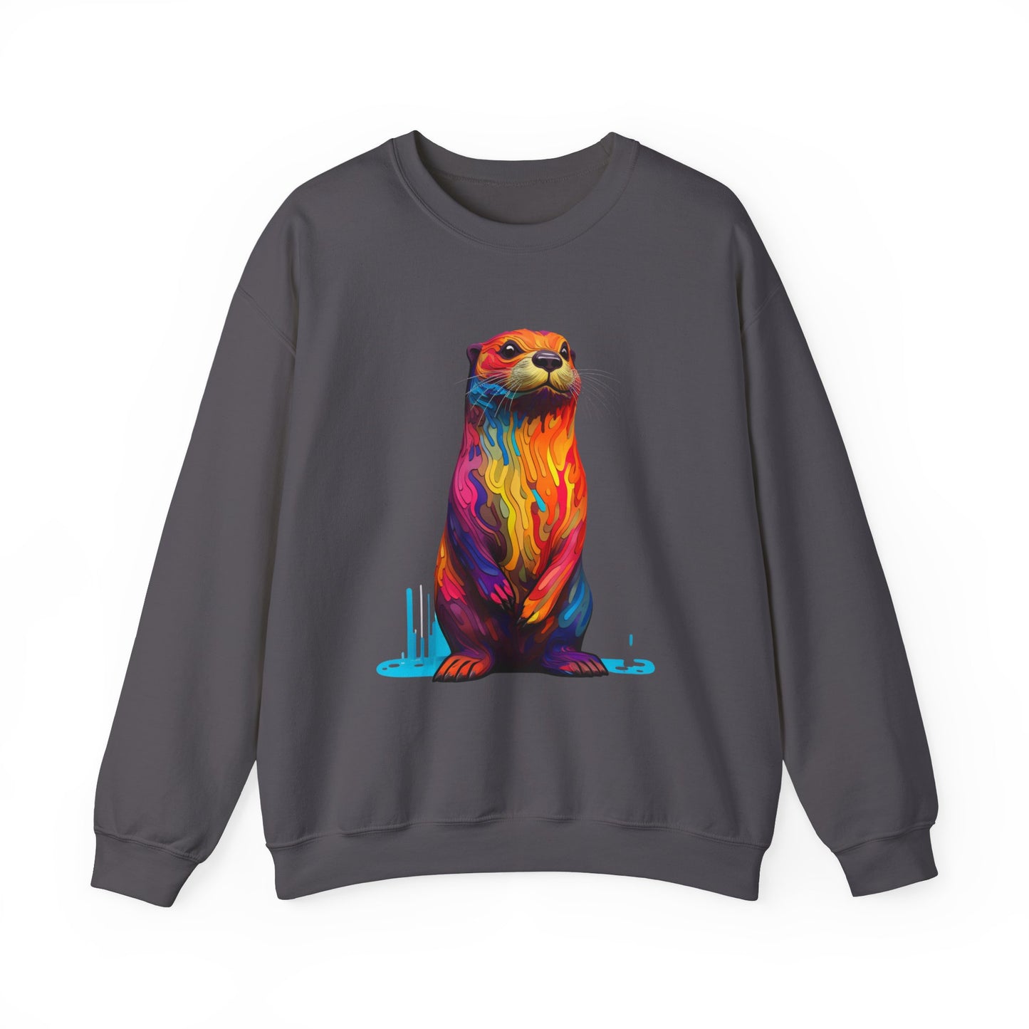 Colorful Otter Crewneck Sweatshirt