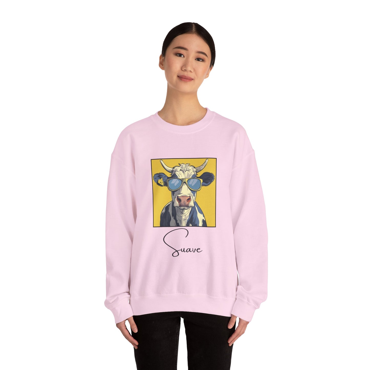 Suave Cow Crewneck Sweatshirt