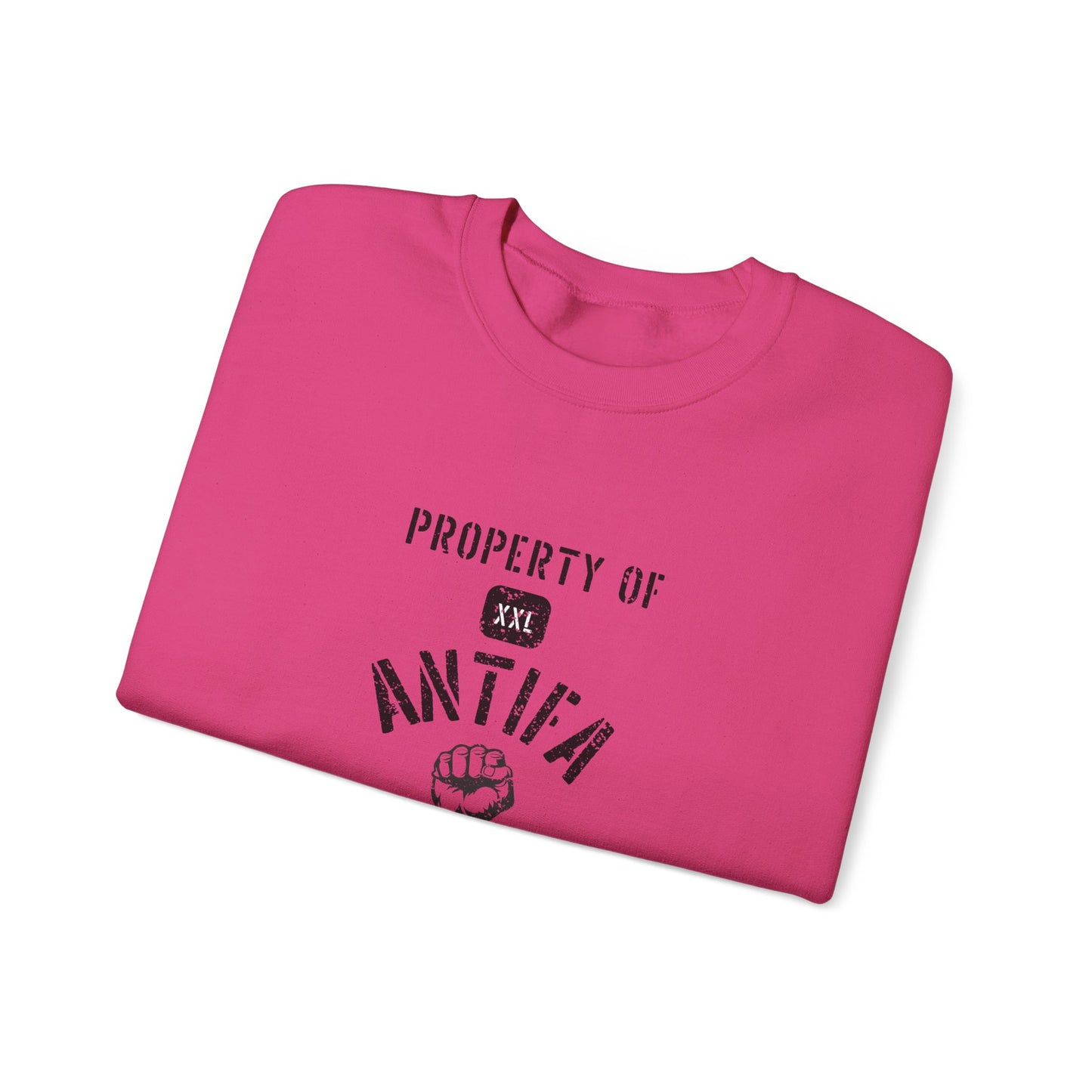 Property of Antifa University Crewneck Sweatshirt