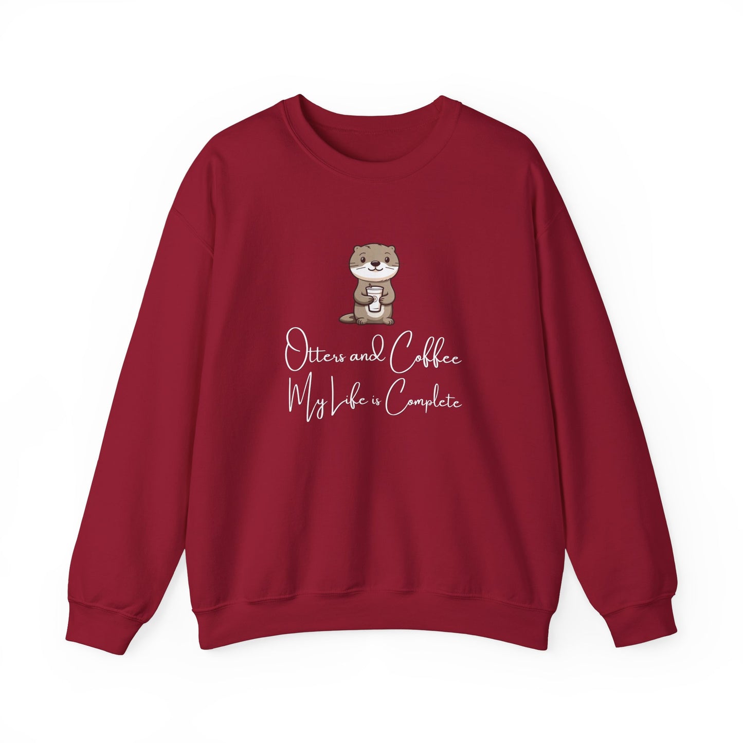 Otters and Coffee Crewneck Sweatshirt
