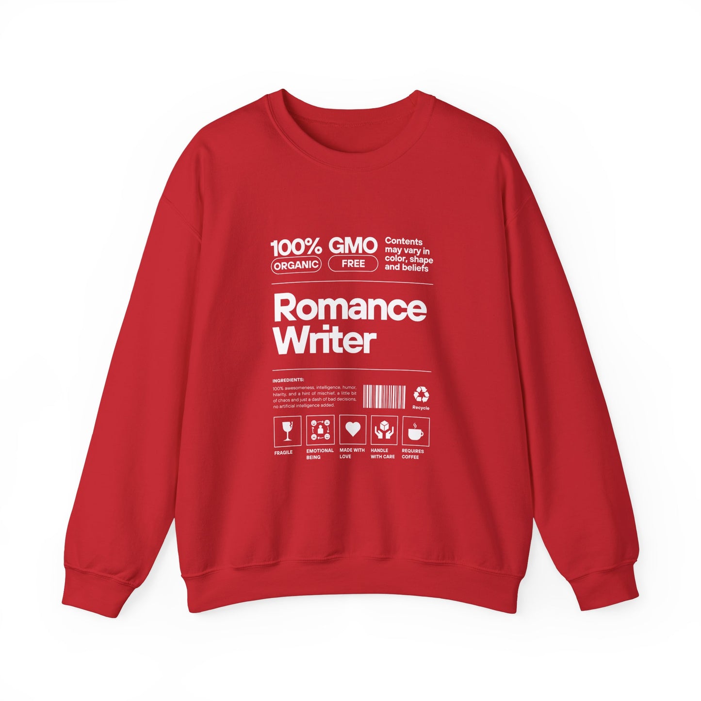 Romance Writer Crewneck Sweatshirt