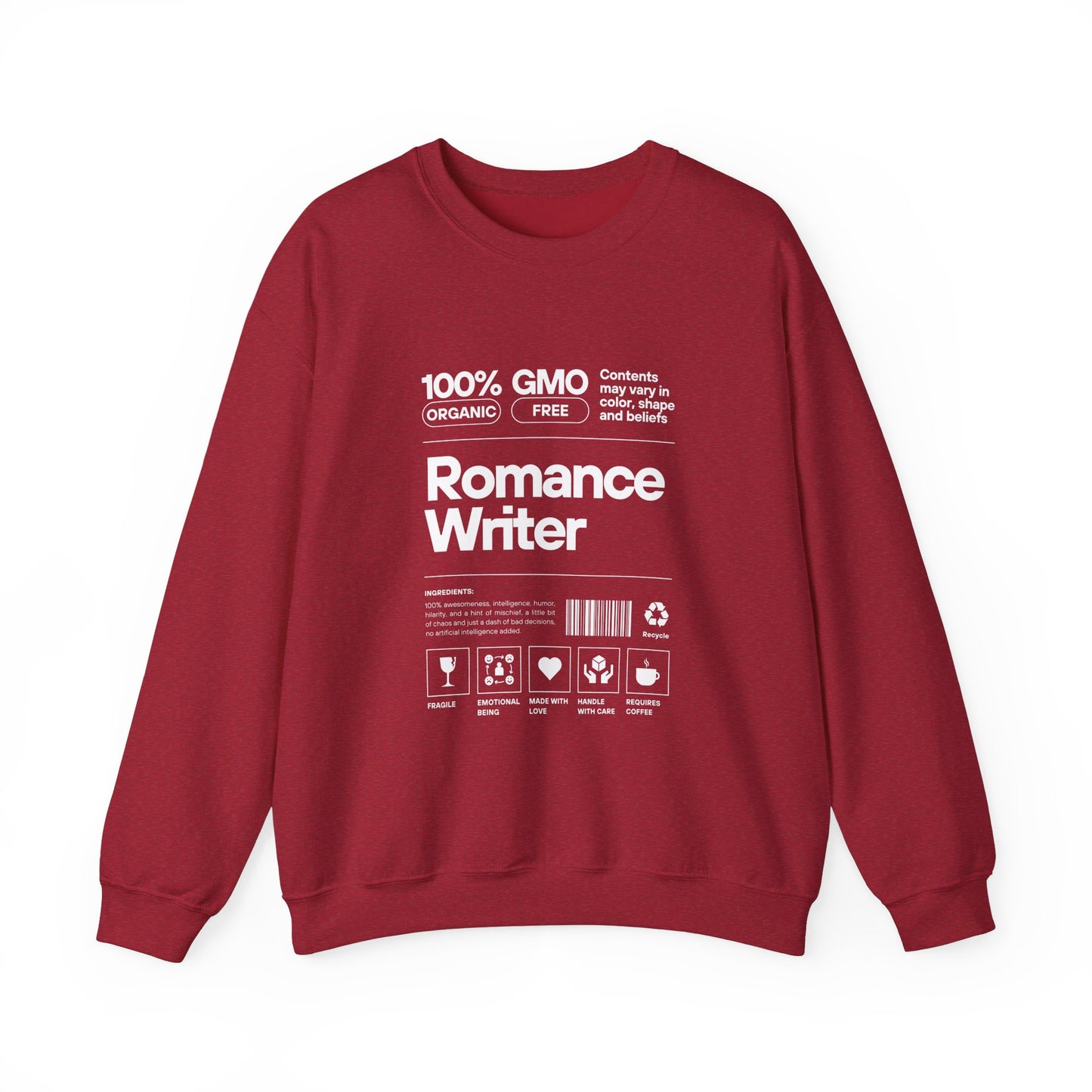 Romance Writer Crewneck Sweatshirt