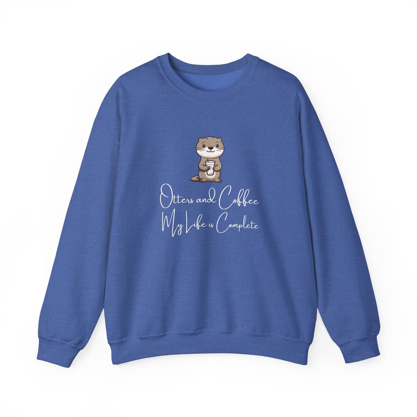 Otters and Coffee Crewneck Sweatshirt