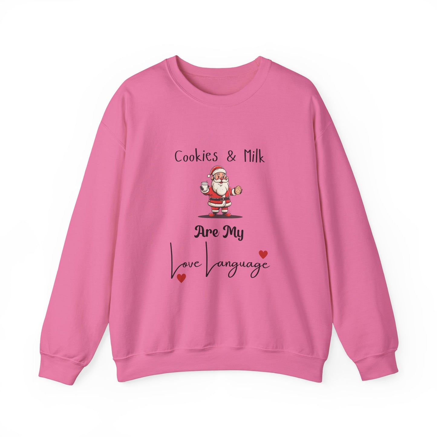 Cookies and Milk Santa Crewneck Sweatshirt