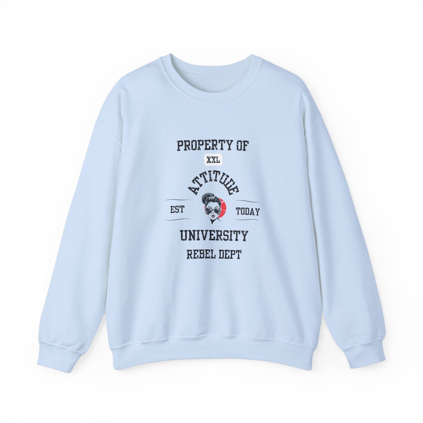 Property of Attitude University Crewneck Sweatshirt