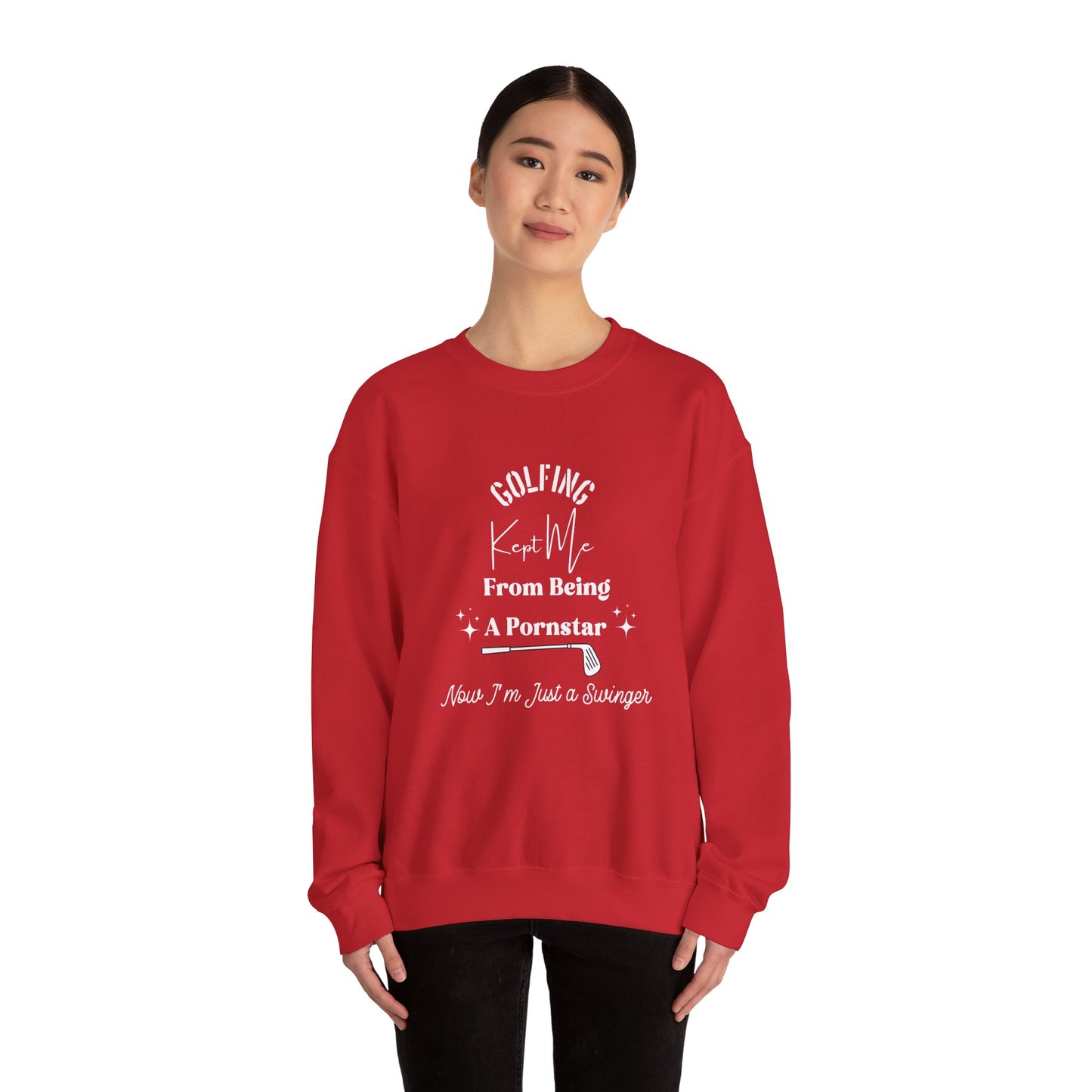 Golfing Pornstar Crewneck Sweatshirt