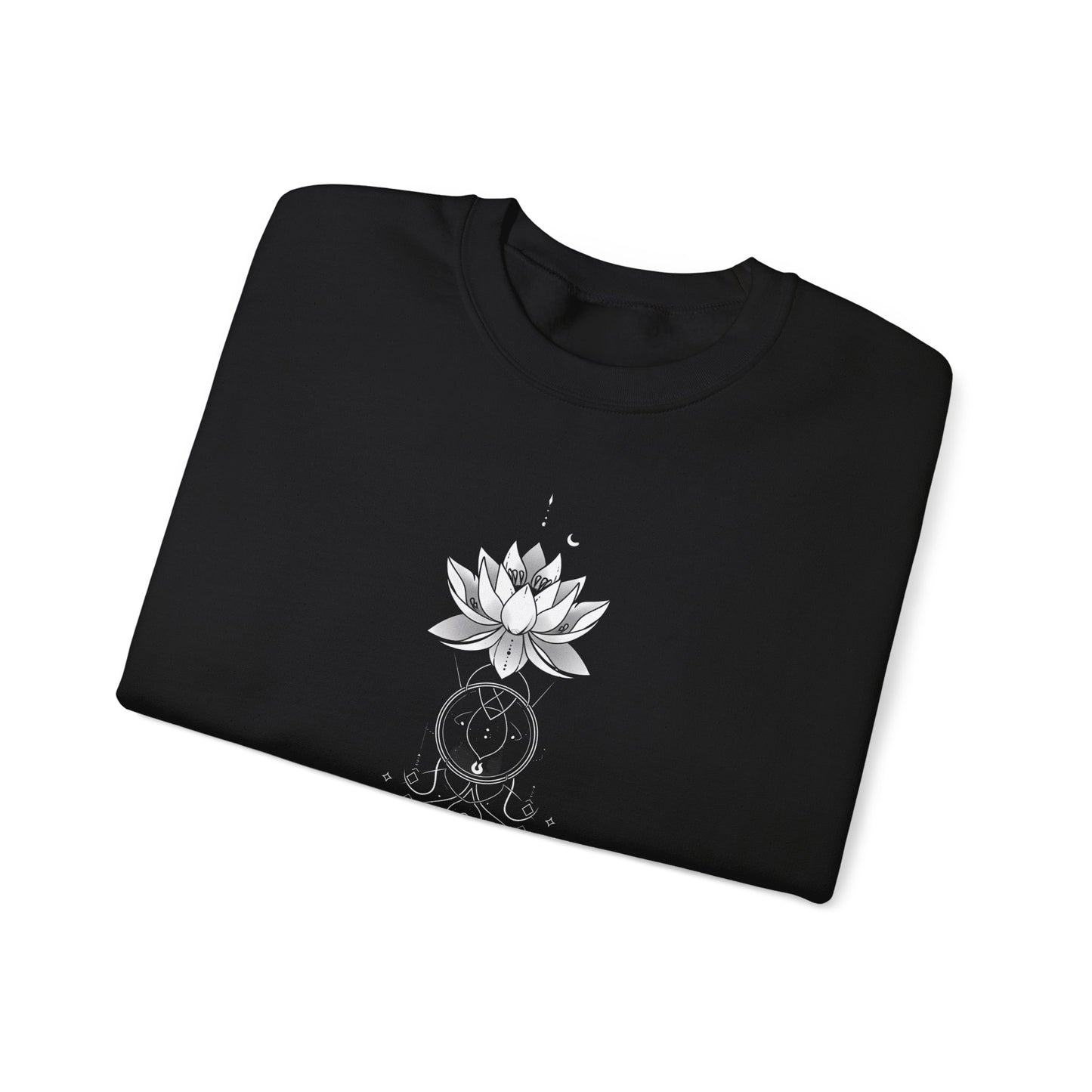 Lotus Unalome Crewneck Sweatshirt