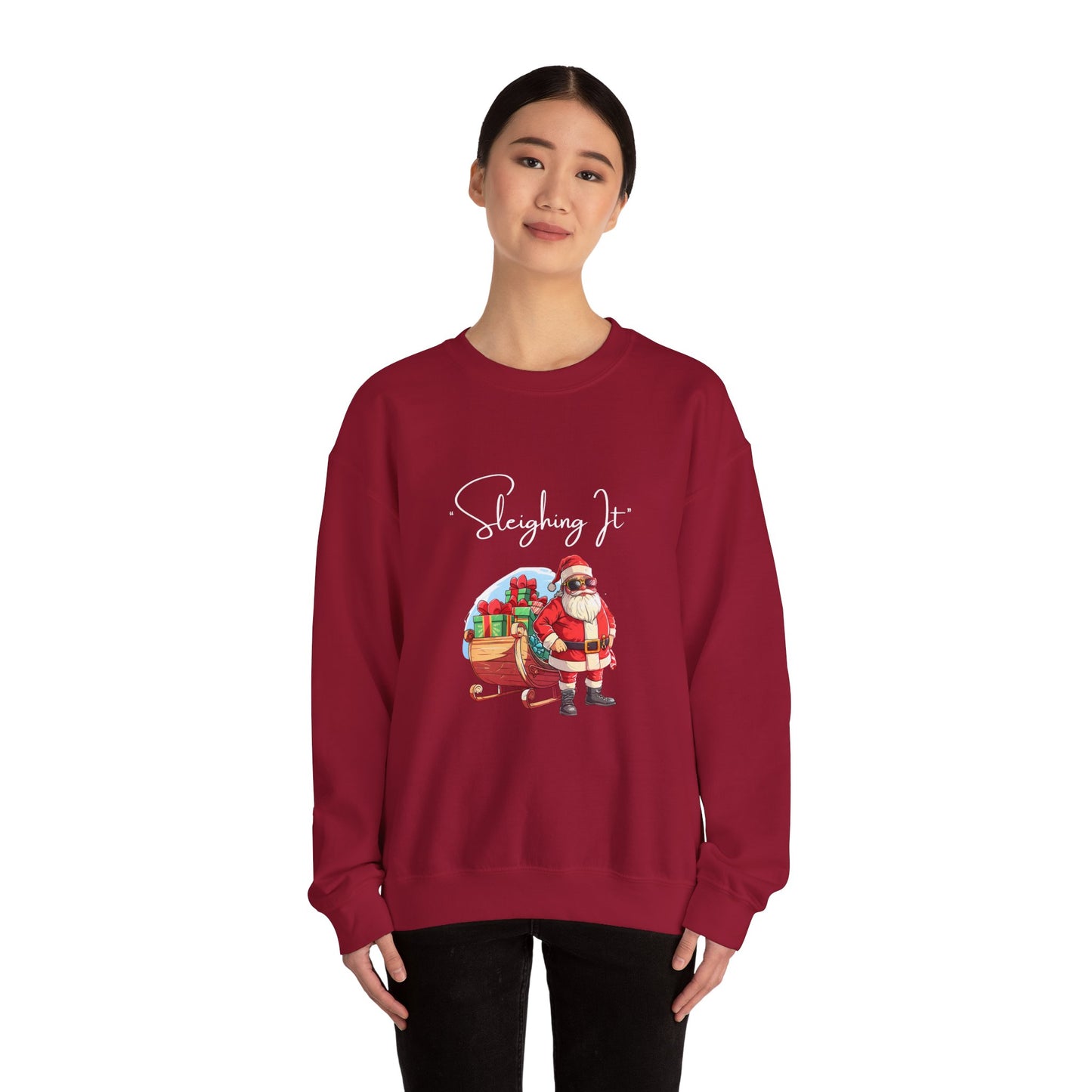 Sleighing It Crewneck Sweatshirt