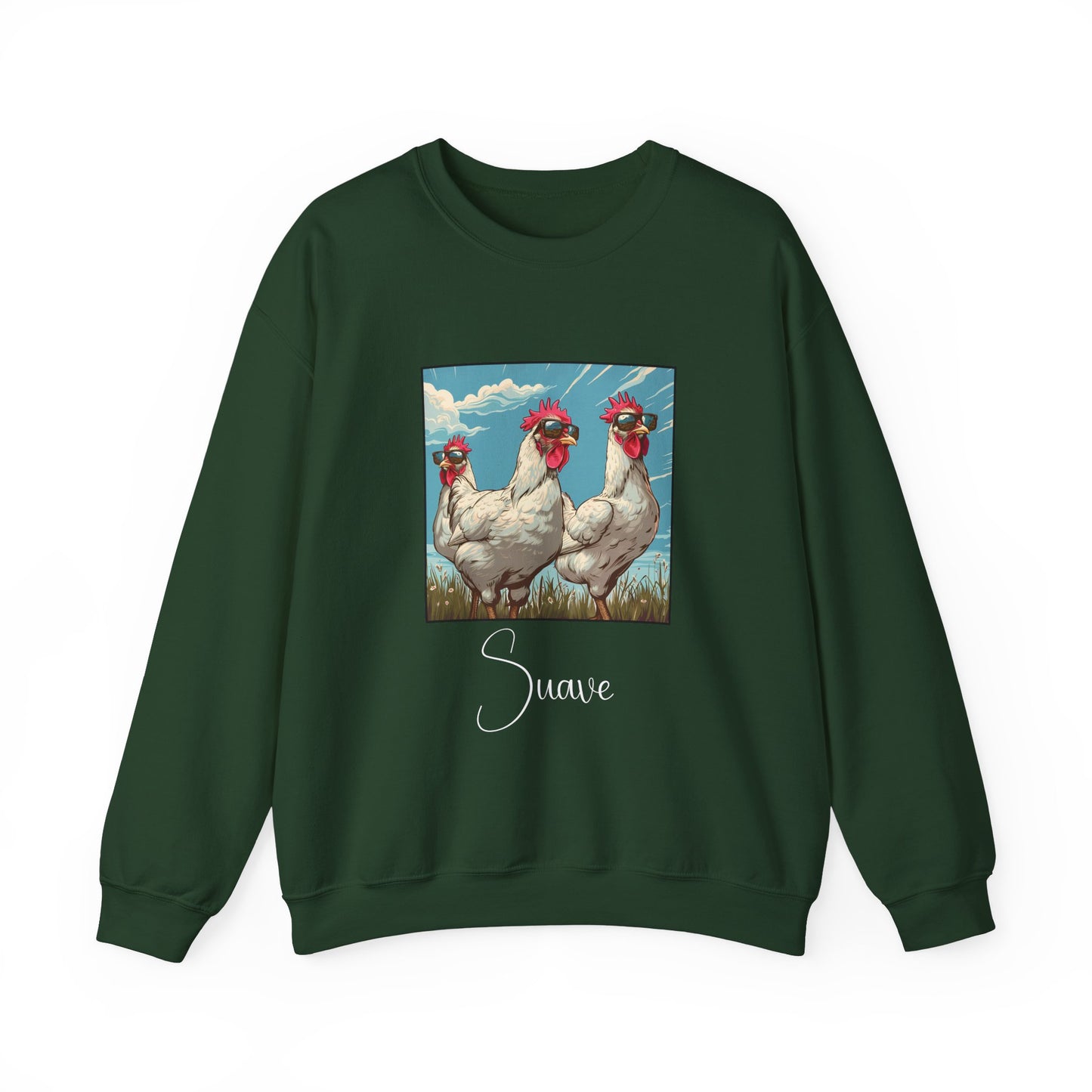 Suave Chicken Crewneck Sweatshirt