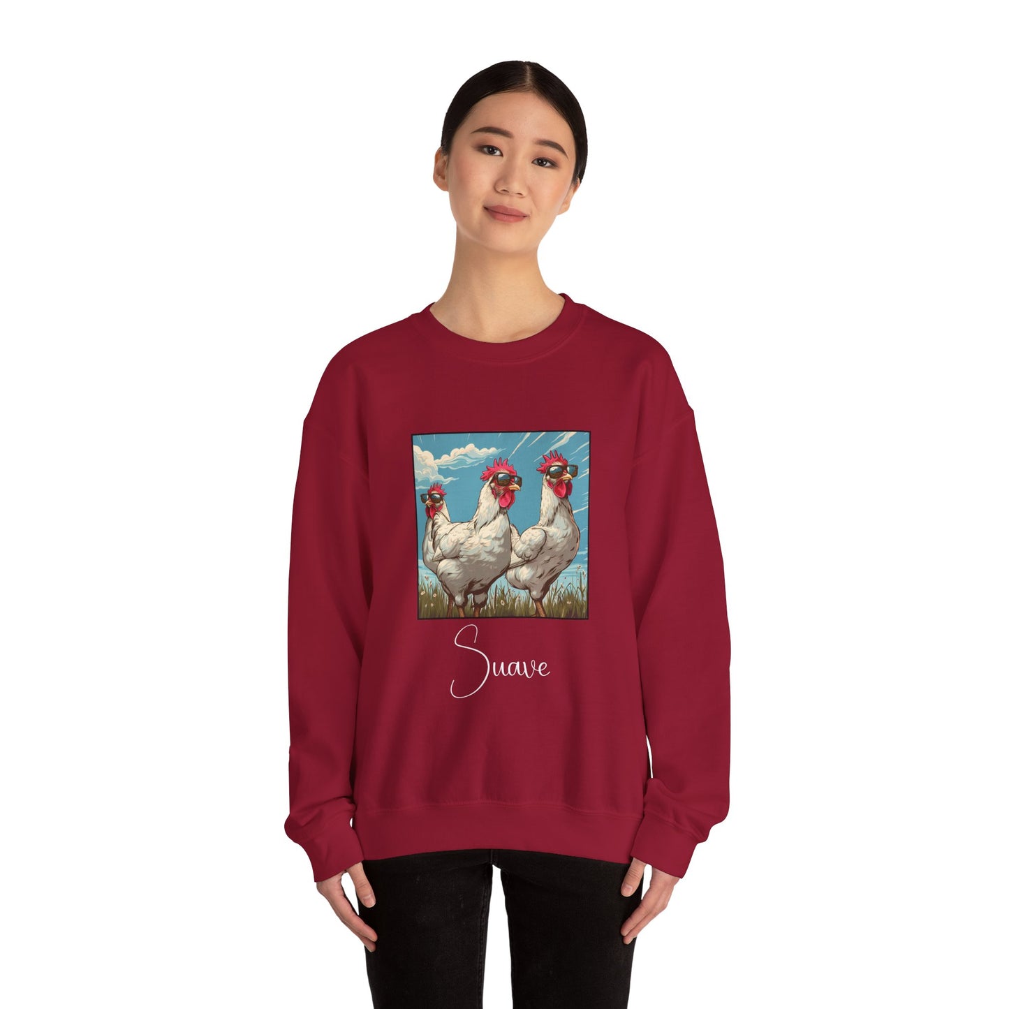Suave Chicken Crewneck Sweatshirt