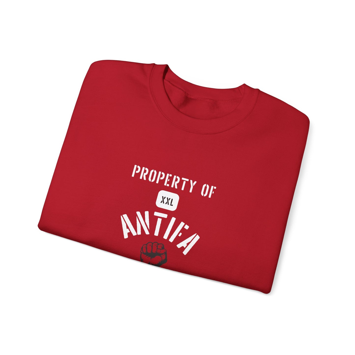 Property of Antifa University Crewneck Sweatshirt