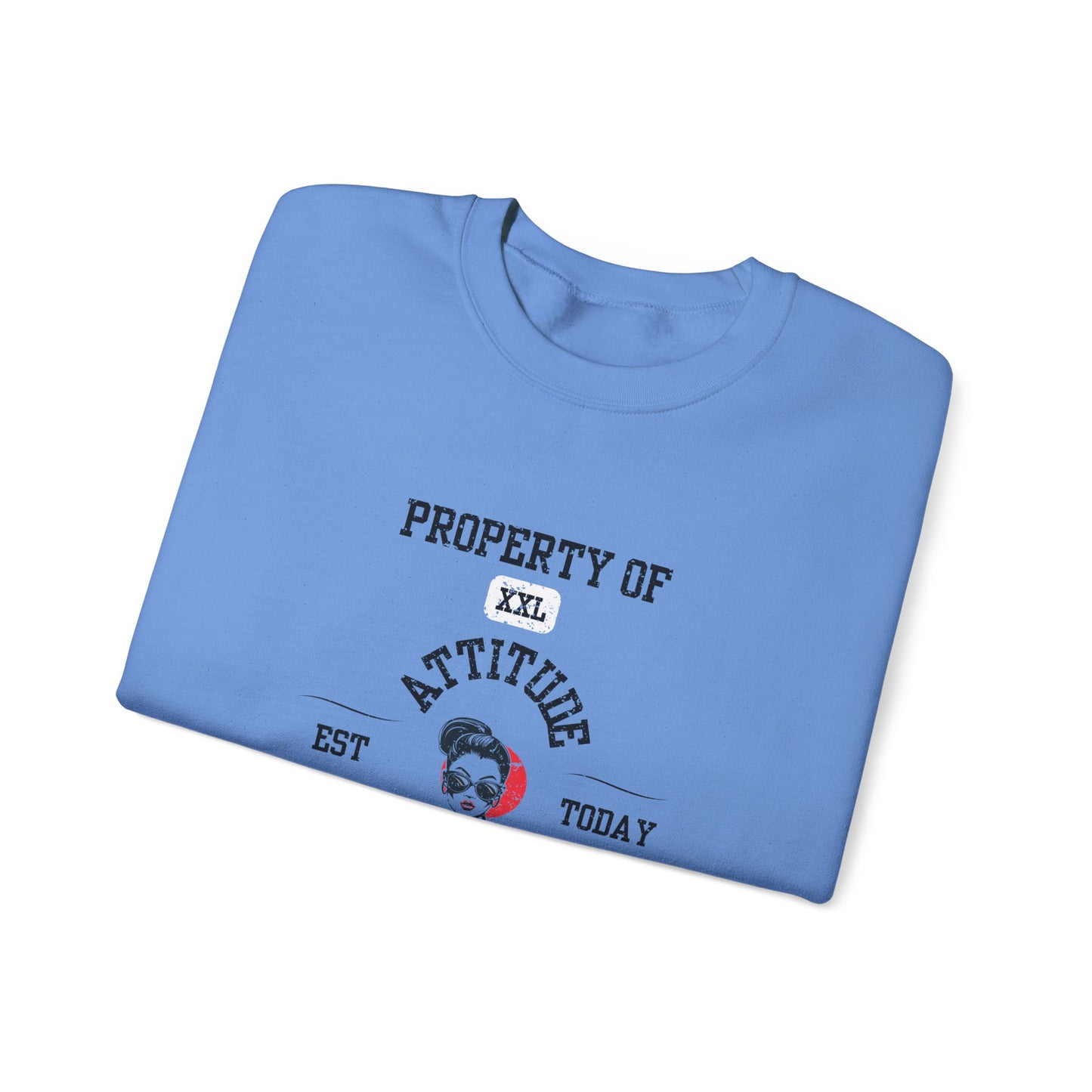 Property of Attitude University Crewneck Sweatshirt