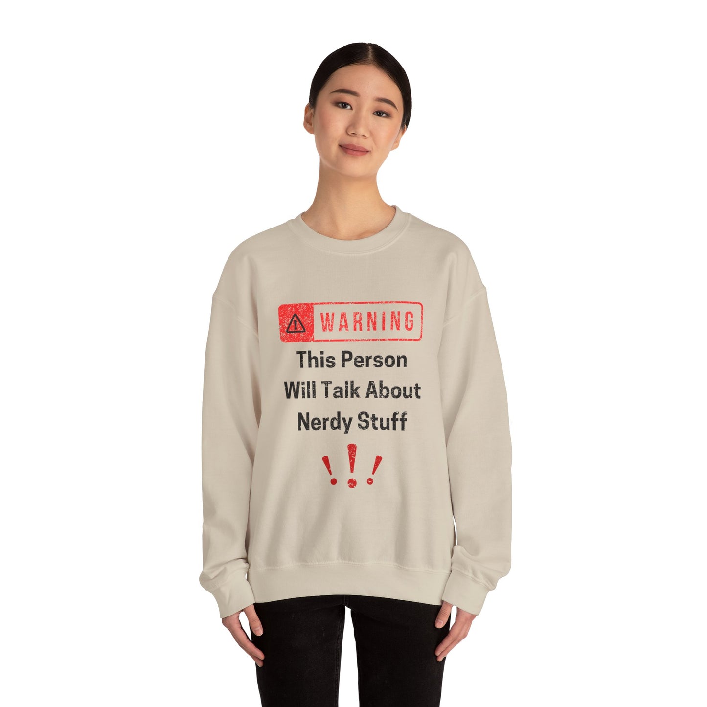Nerdy Stuff Crewneck Sweatshirt