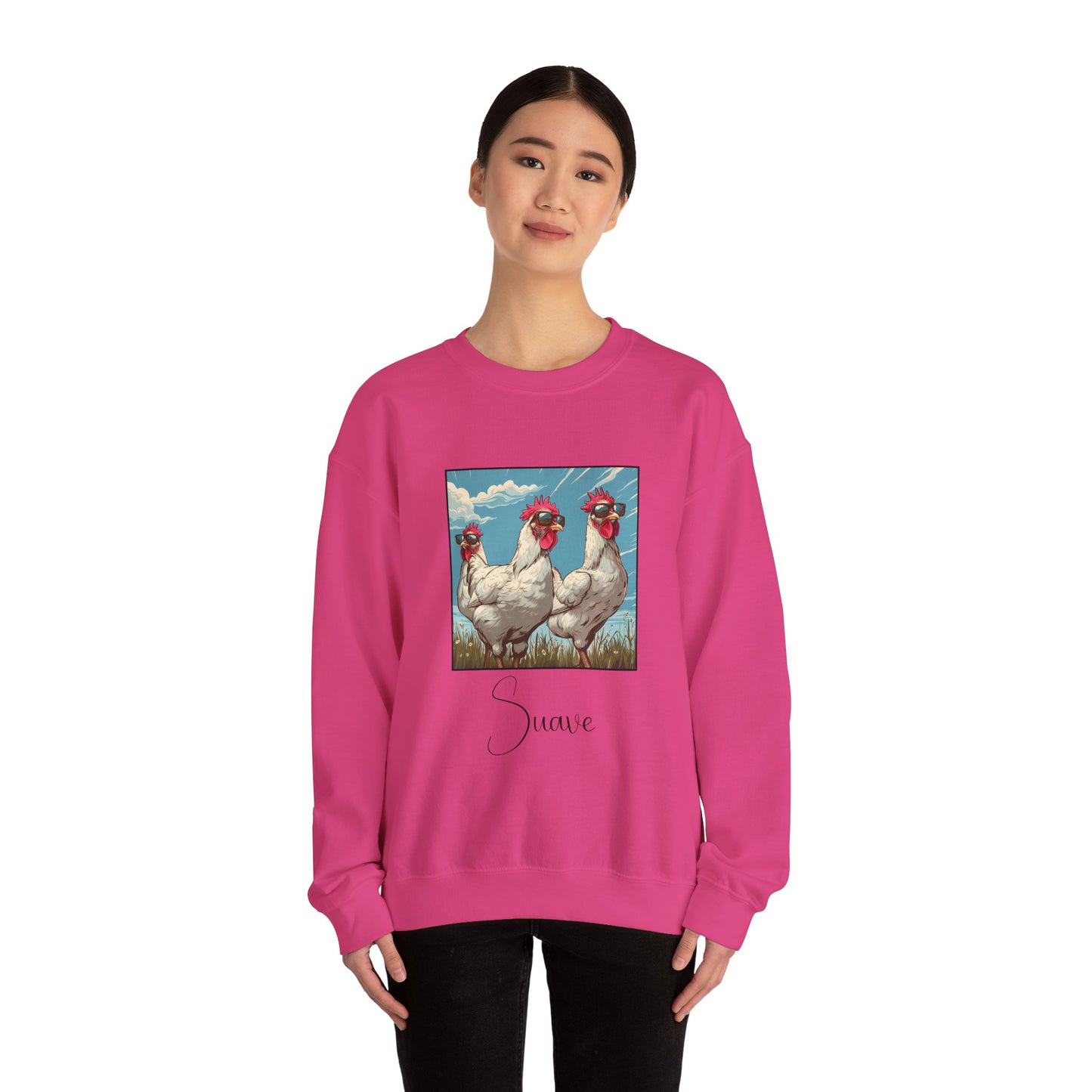 Suave Chicken Crewneck Sweatshirt