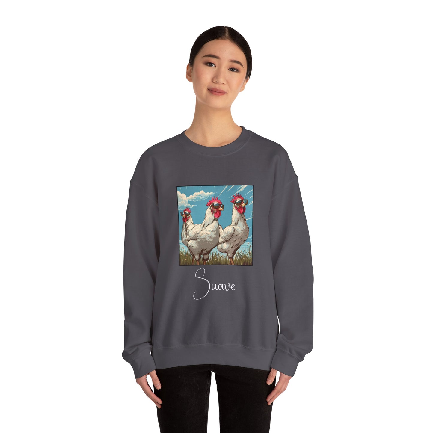 Suave Chicken Crewneck Sweatshirt