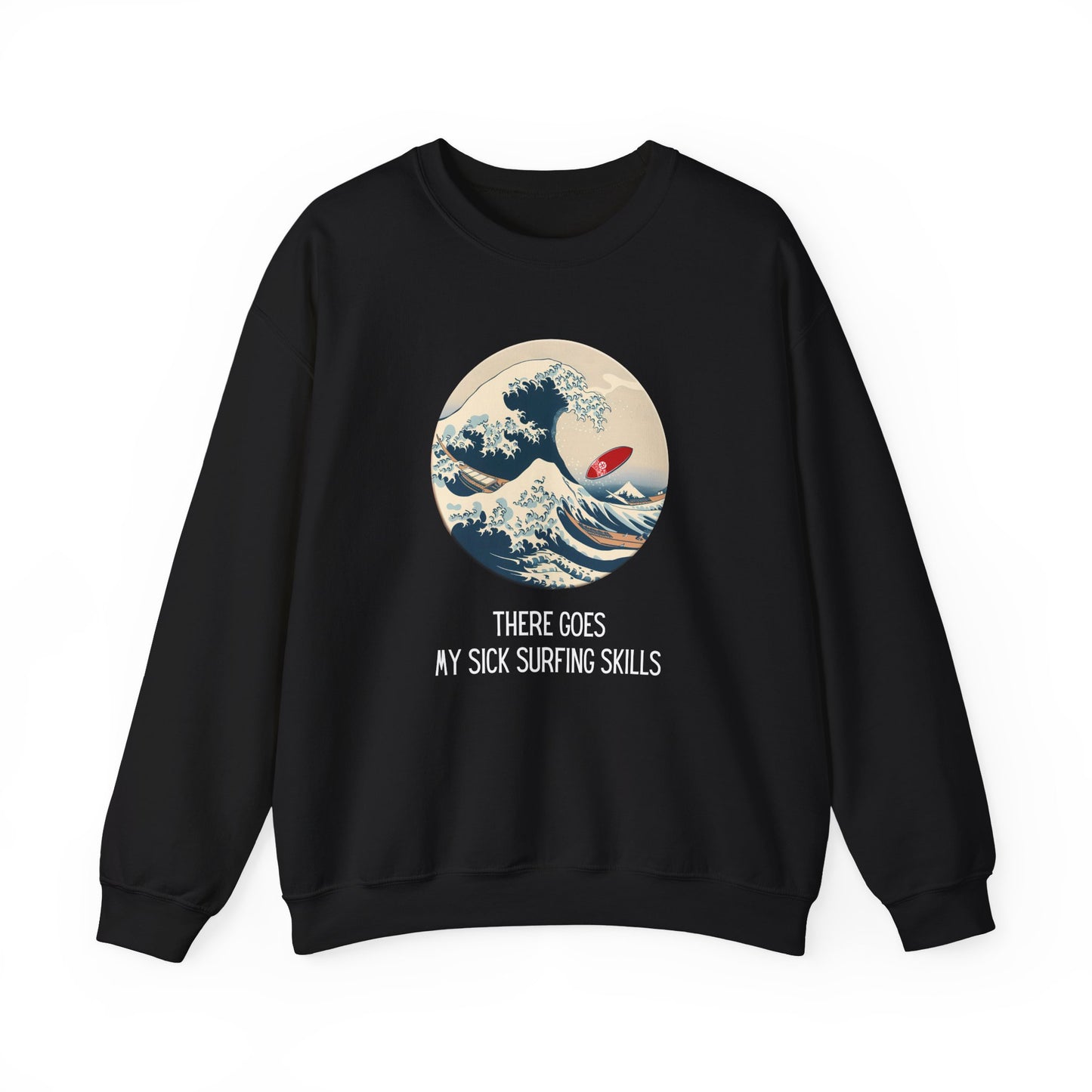 Sick Surfing Skills Crewneck Sweatshirt