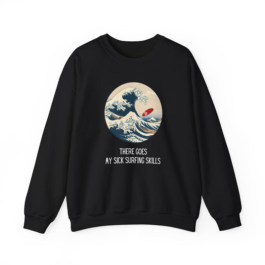 Sick Surfing Skills Crewneck Sweatshirt