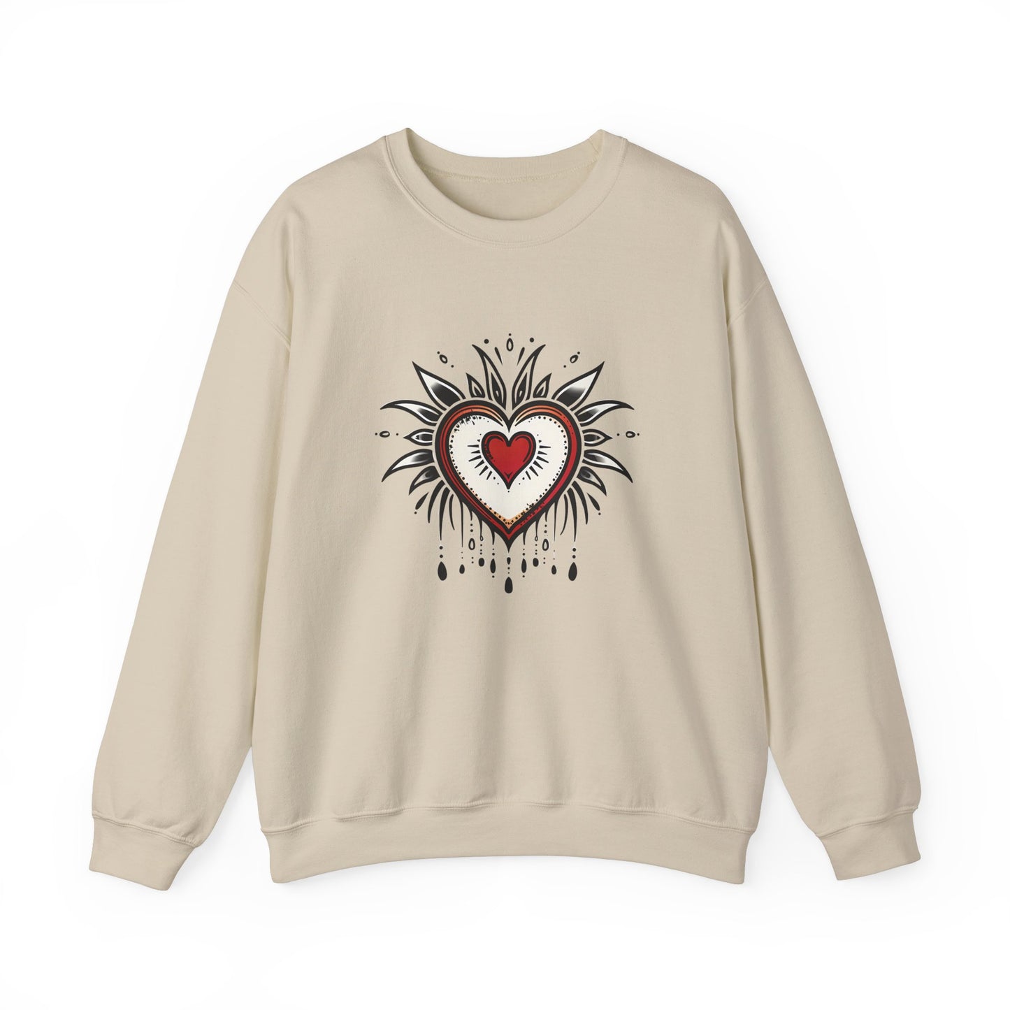 Tattoo Heart Crewneck Sweatshirt