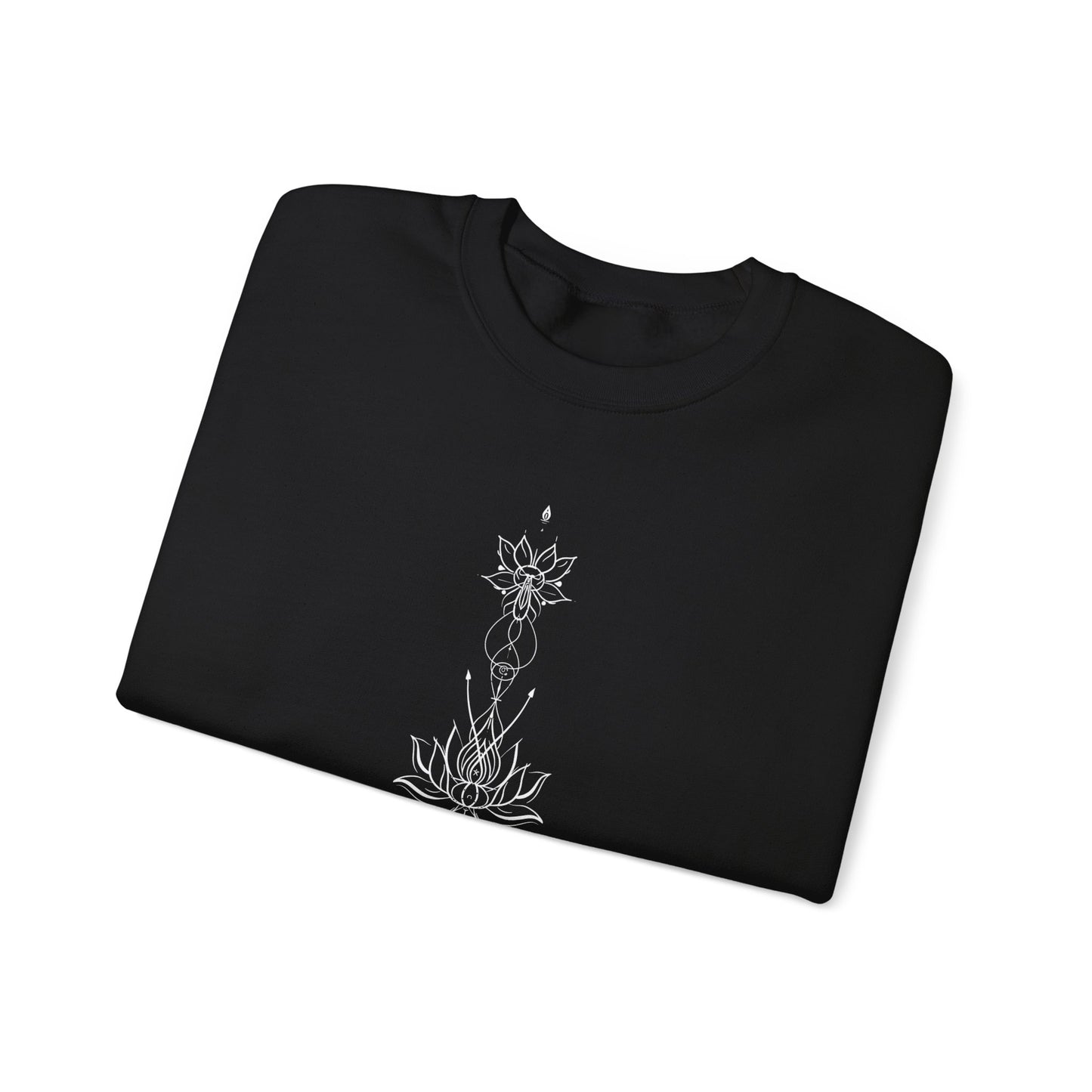 Unalome Lotus Crewneck Sweatshirt