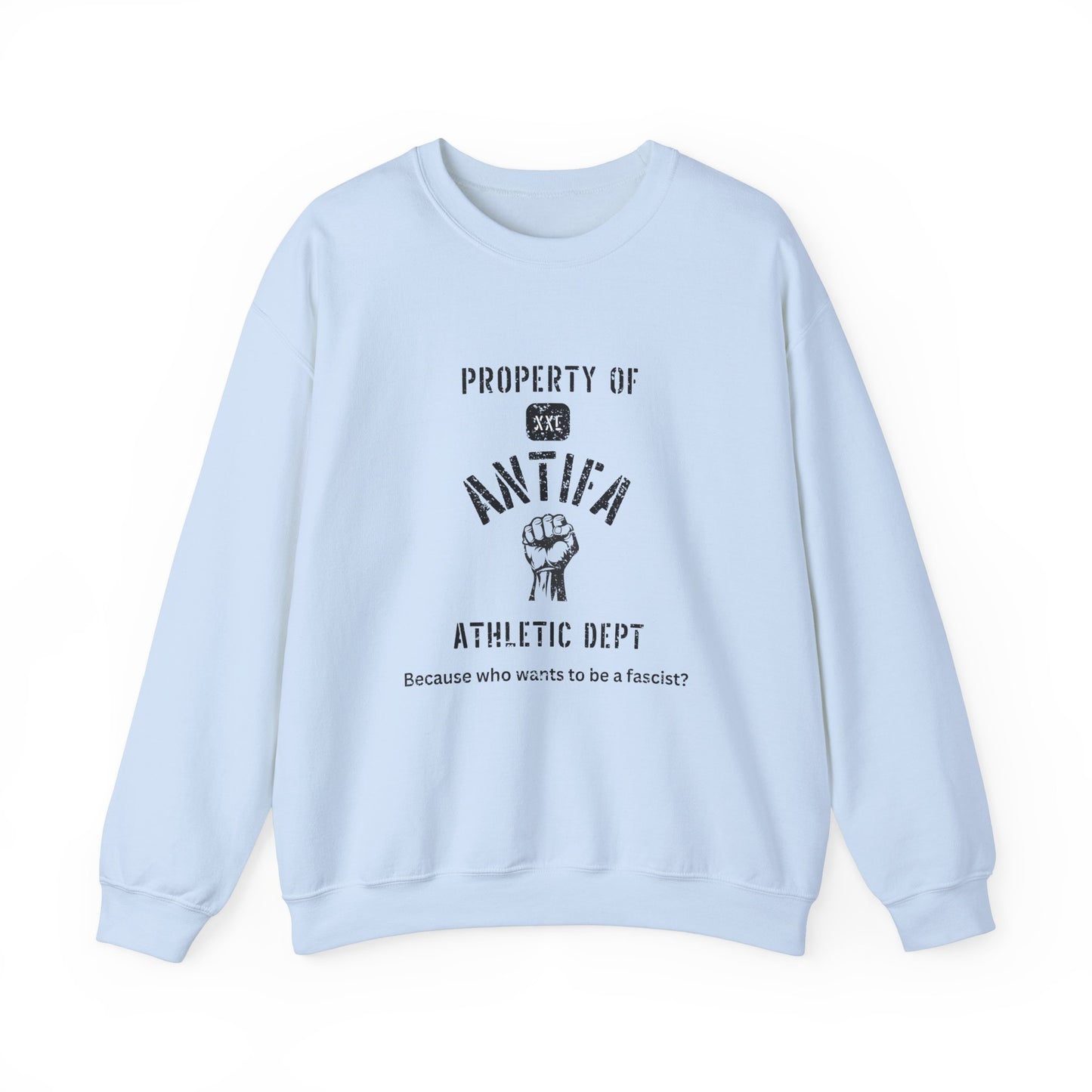 Property of Antifa University Crewneck Sweatshirt