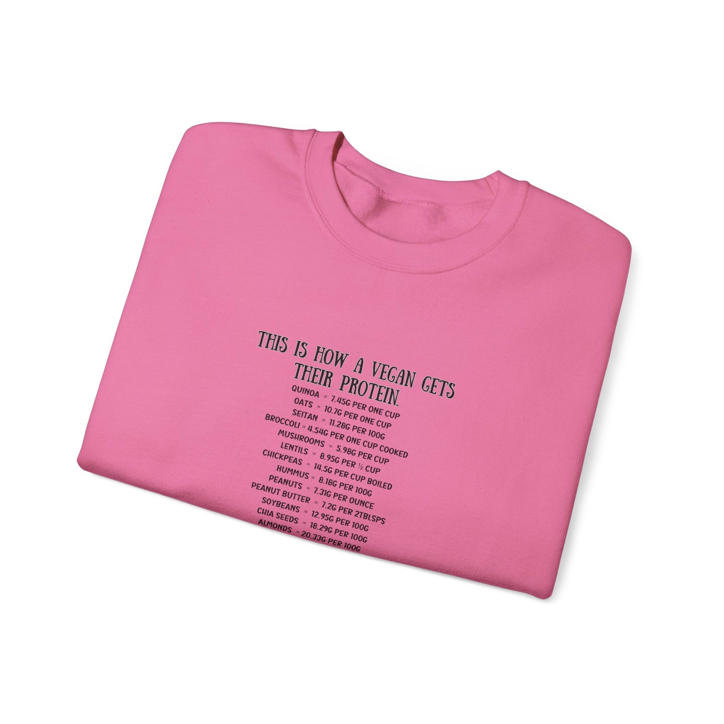 Vegan Protein Crewneck Sweatshirt