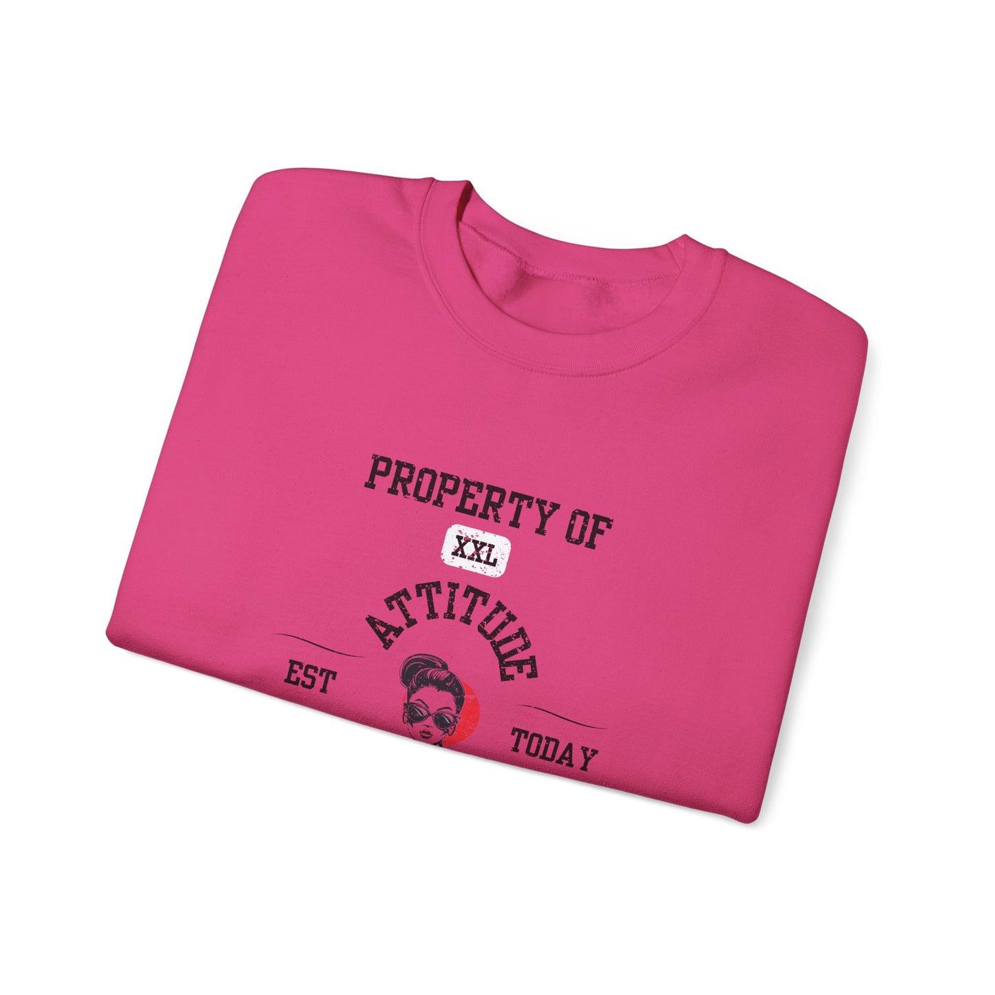 Property of Attitude University Crewneck Sweatshirt