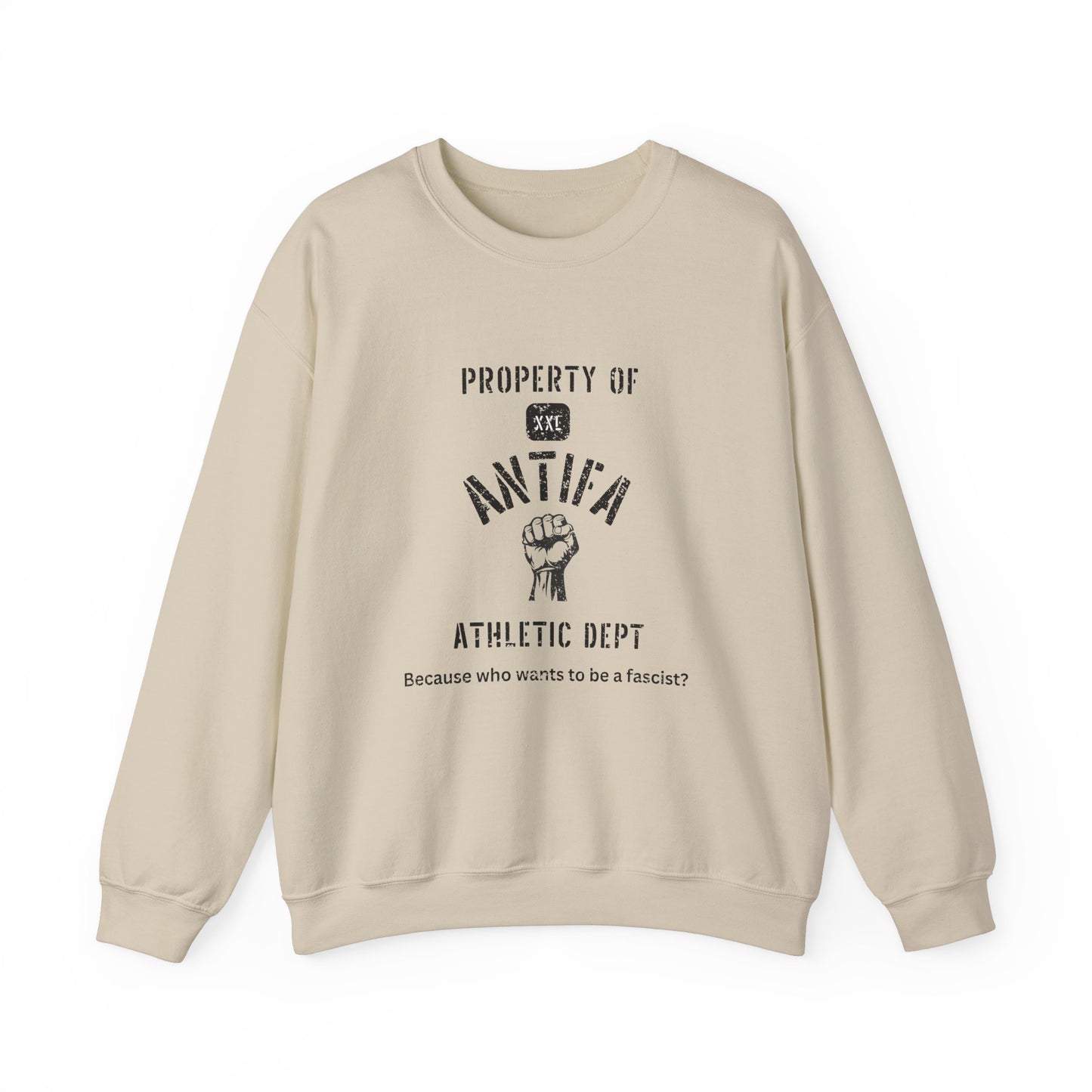 Property of Antifa University Crewneck Sweatshirt