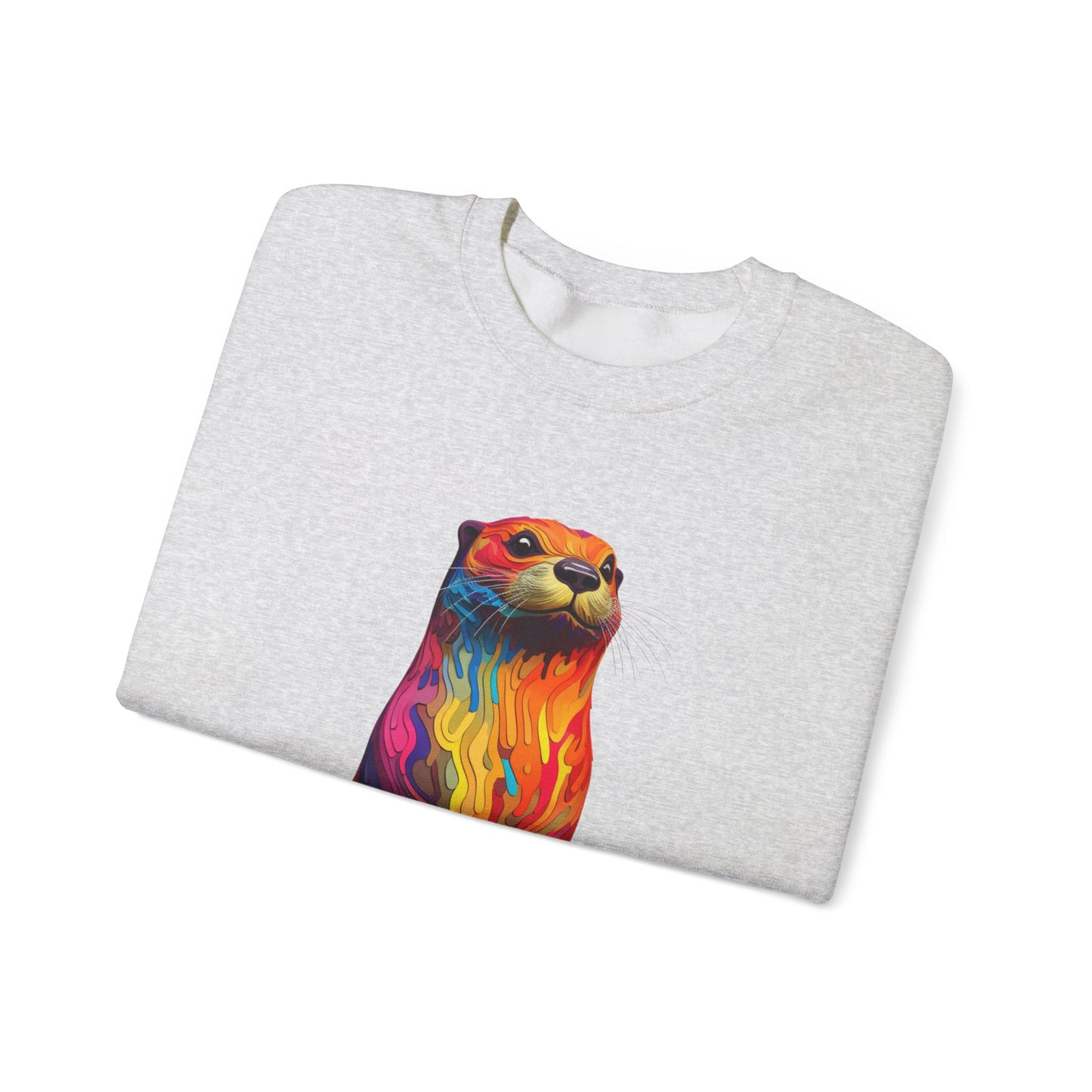 Colorful Otter Crewneck Sweatshirt