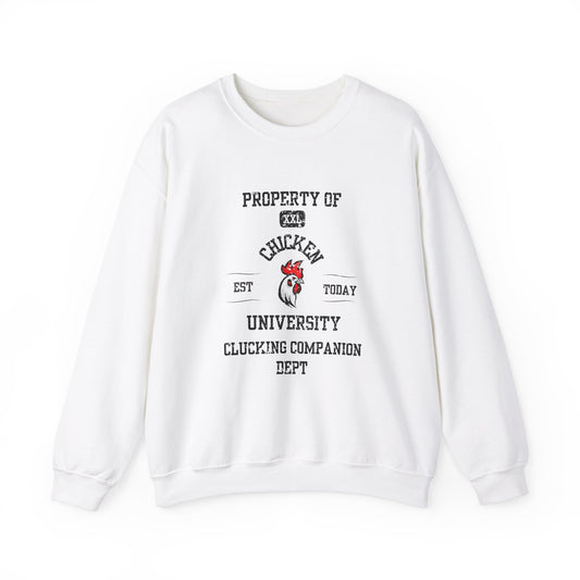 Property of Chicken University Crewneck Sweatshirt