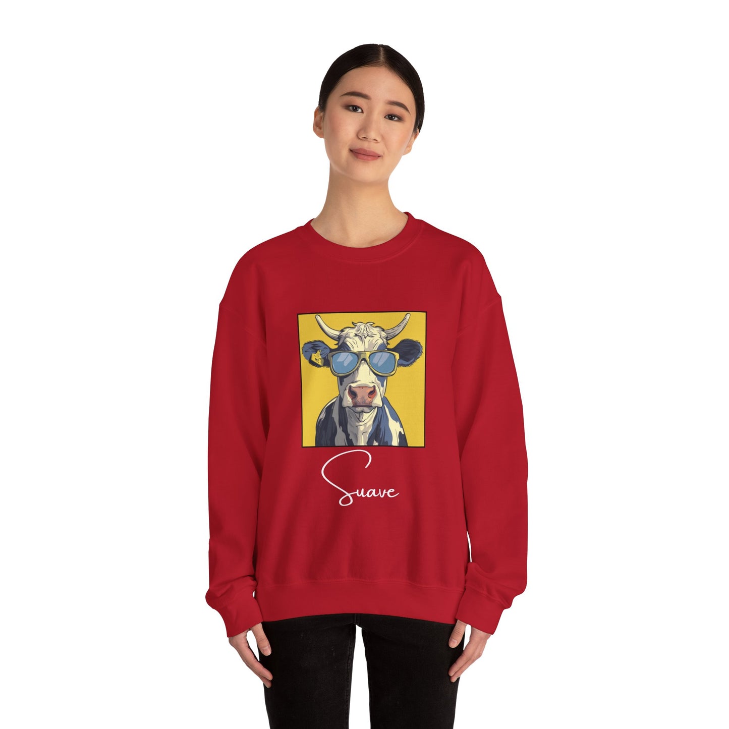 Suave Cow Crewneck Sweatshirt