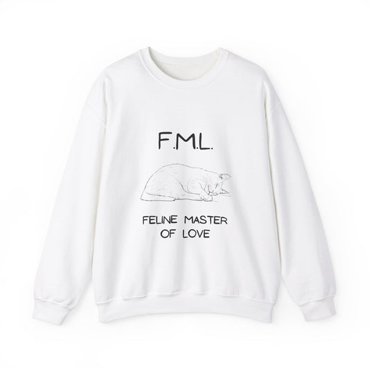 Feline Master of Love Crewneck Sweatshirt