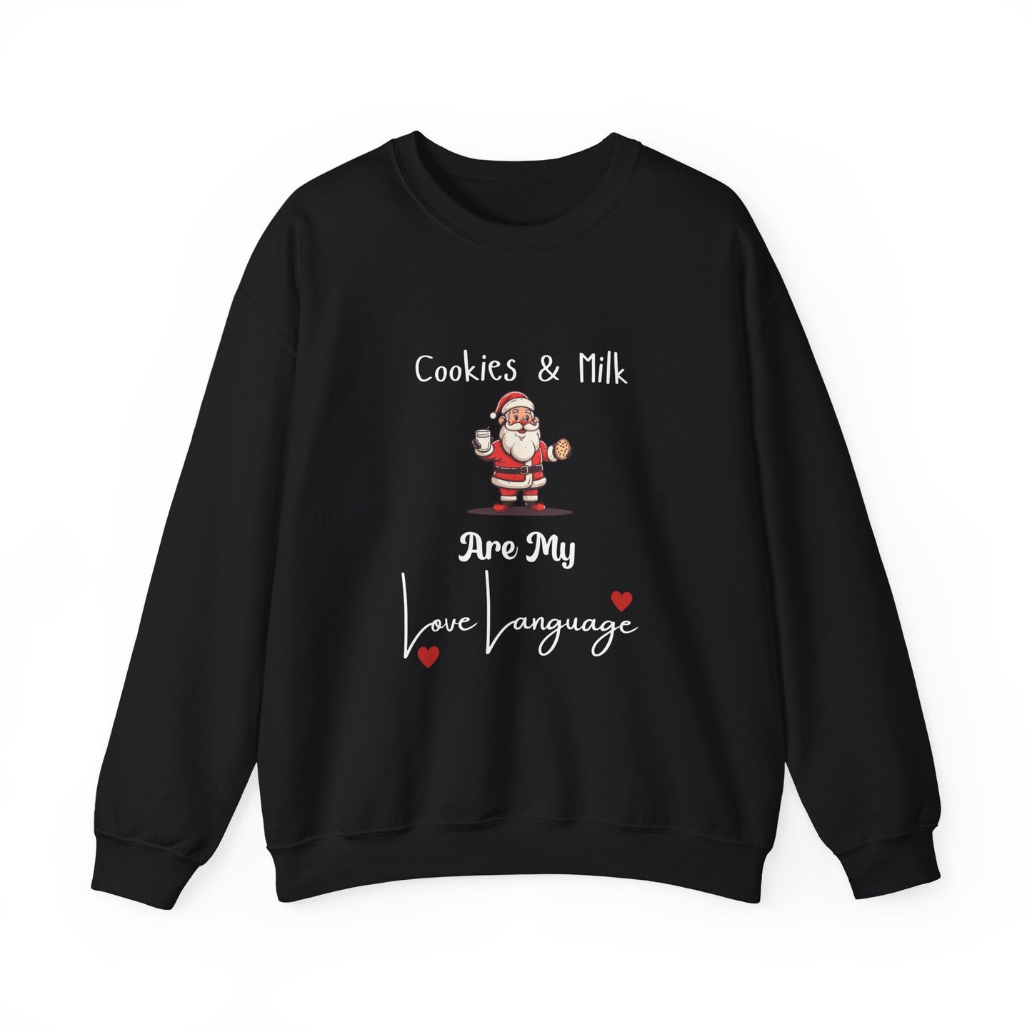 Cookies and Milk Santa Crewneck Sweatshirt