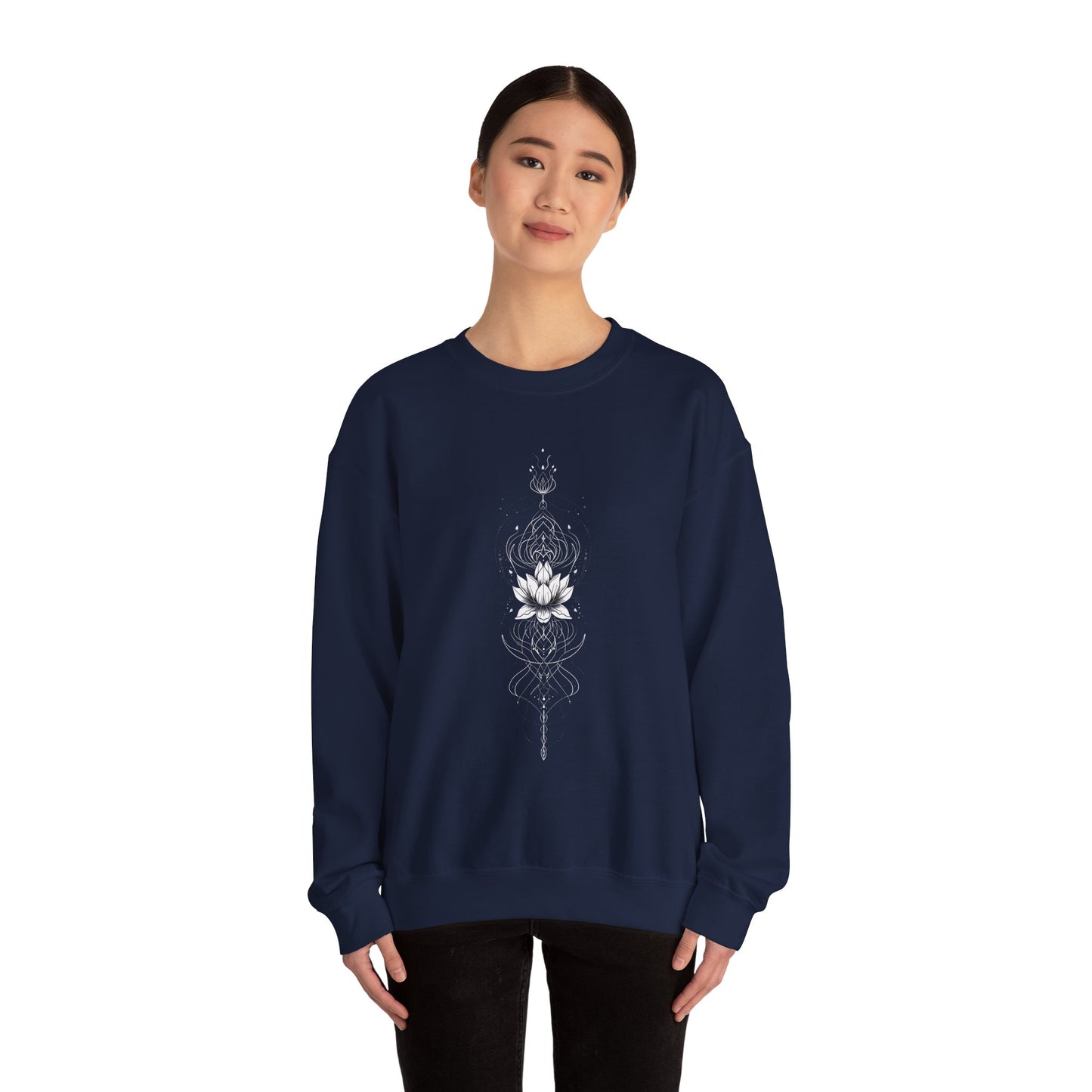 Lotus Unalome 1 Crewneck Sweatshirt