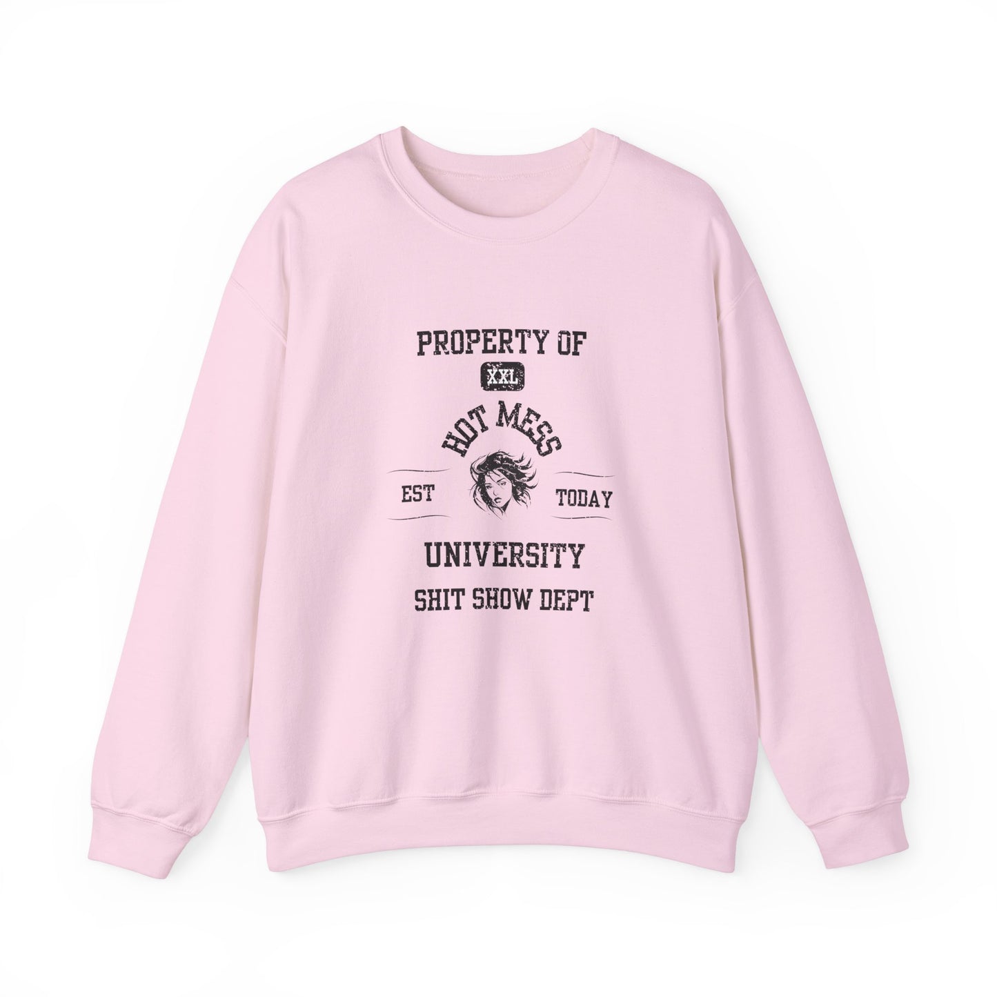 Property of Hot Mess University Crewneck Sweatshirt