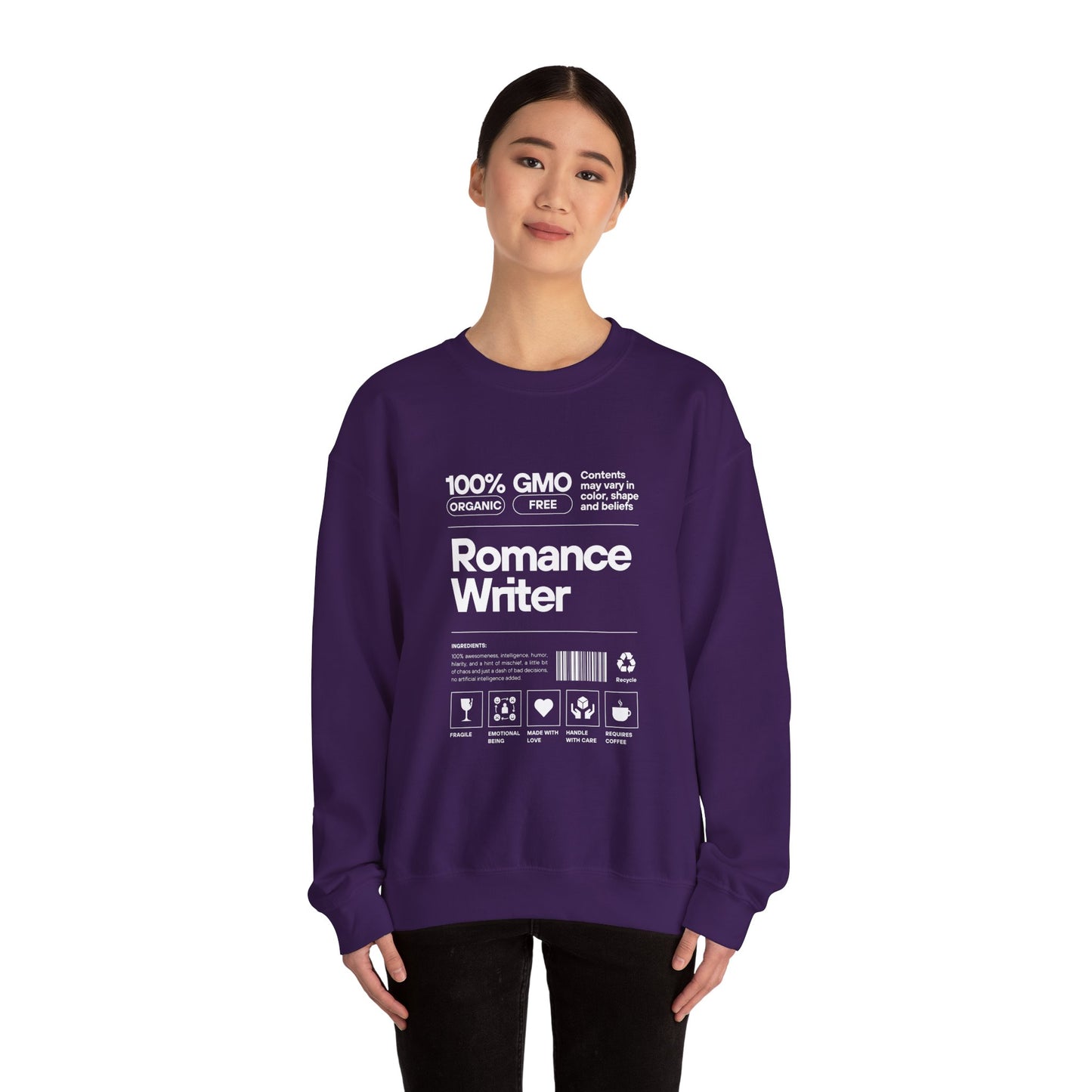 Romance Writer Crewneck Sweatshirt