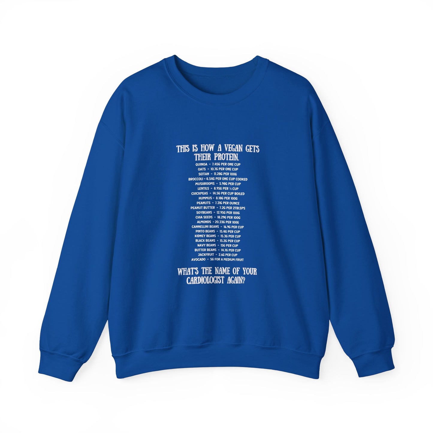 Vegan Protein Crewneck Sweatshirt