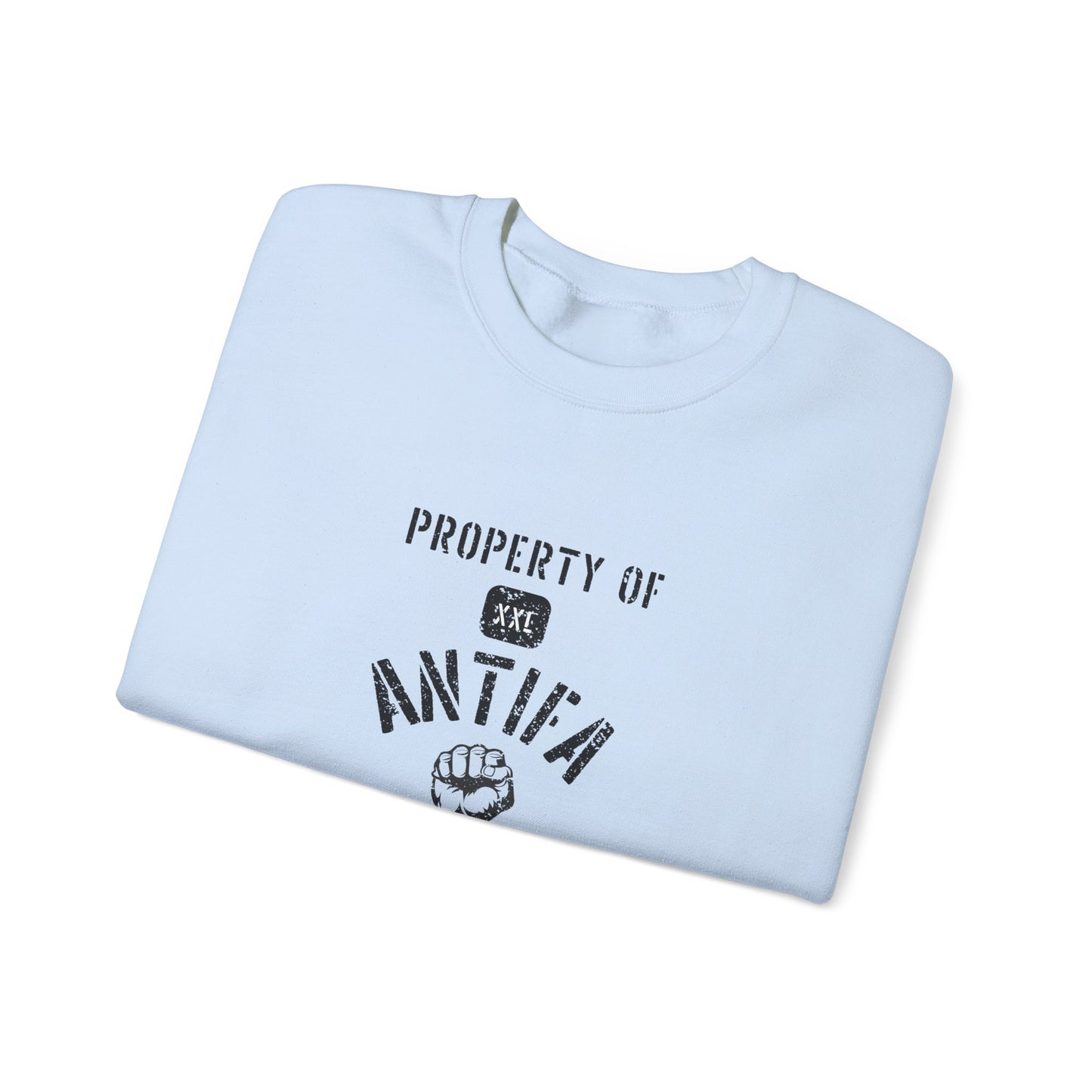 Property of Antifa University Crewneck Sweatshirt