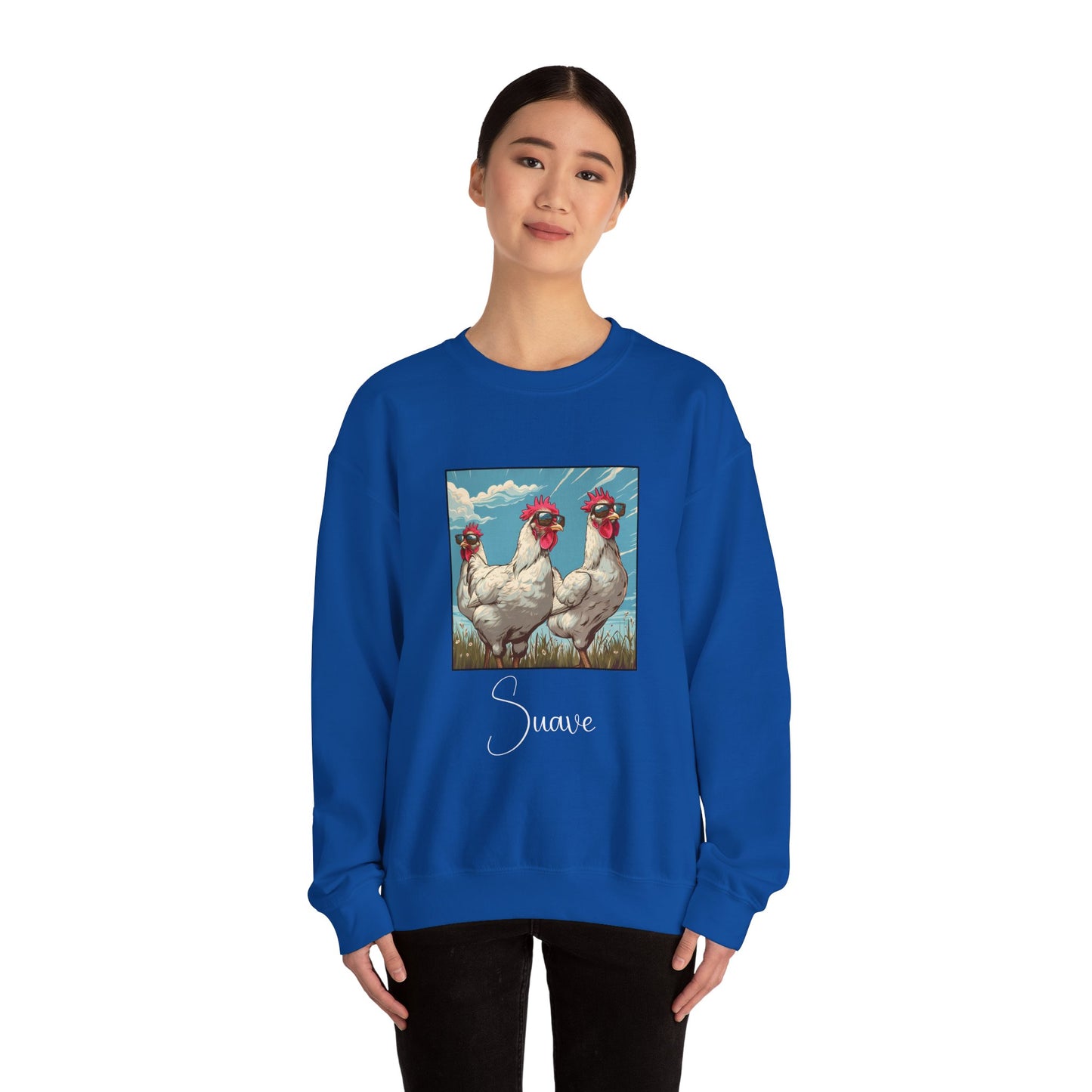 Suave Chicken Crewneck Sweatshirt