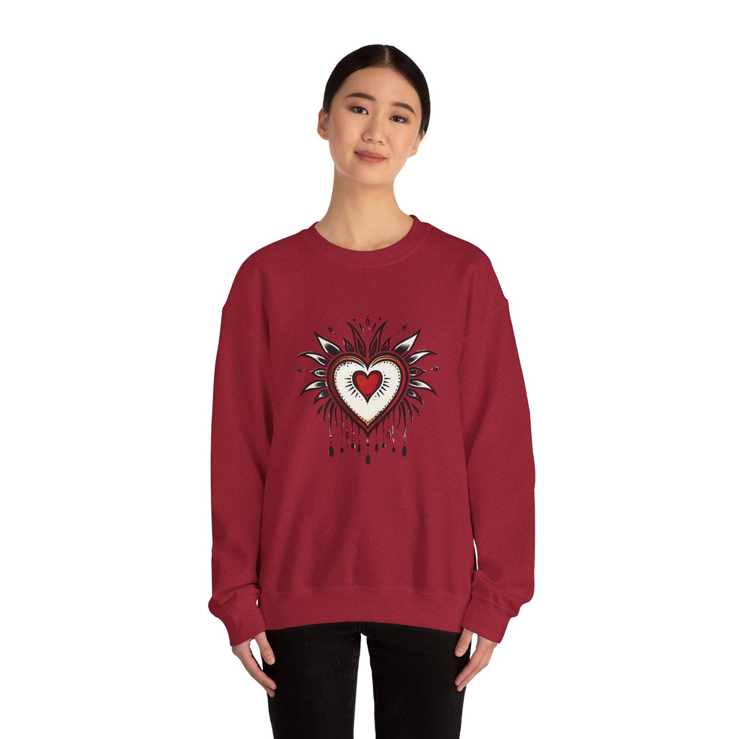Tattoo Heart Crewneck Sweatshirt