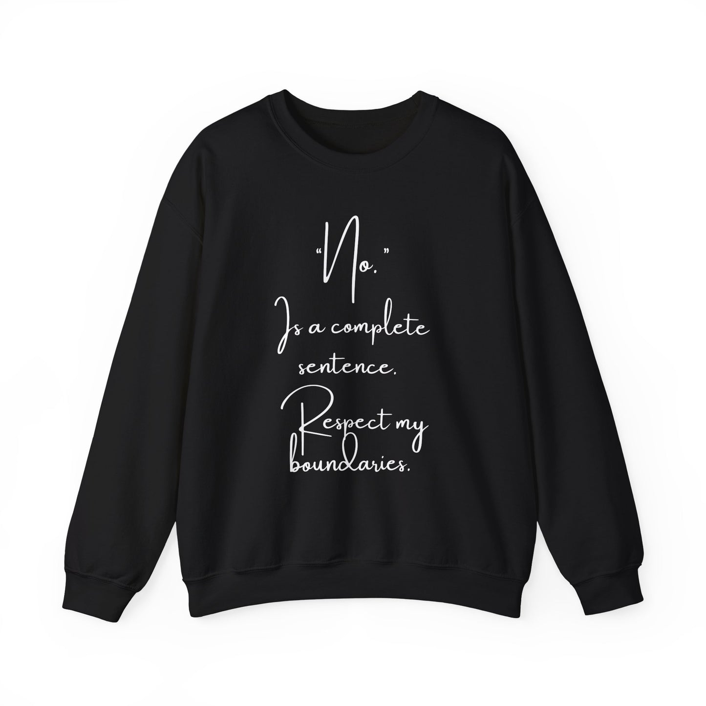 Respect My Boundaries Crewneck Sweatshirt