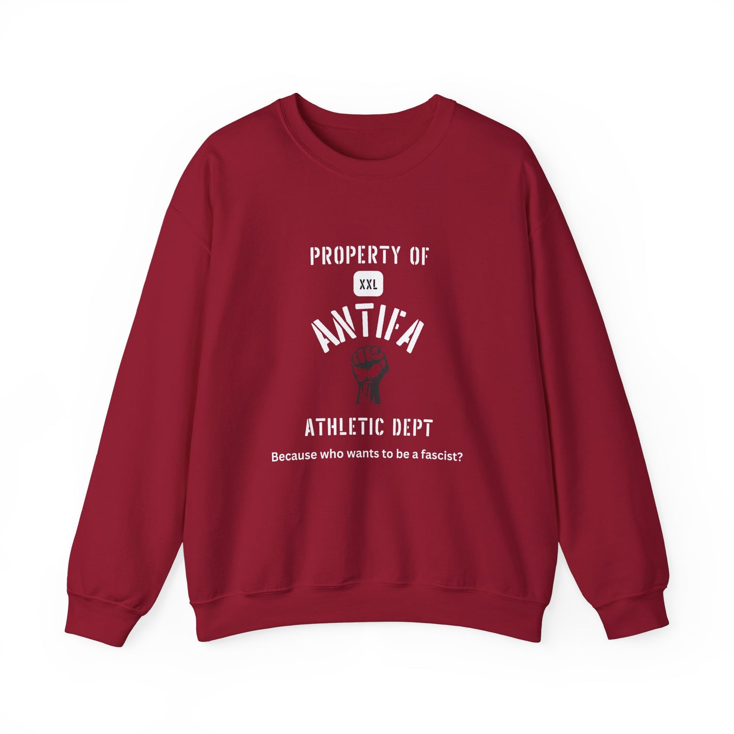 Property of Antifa University Crewneck Sweatshirt